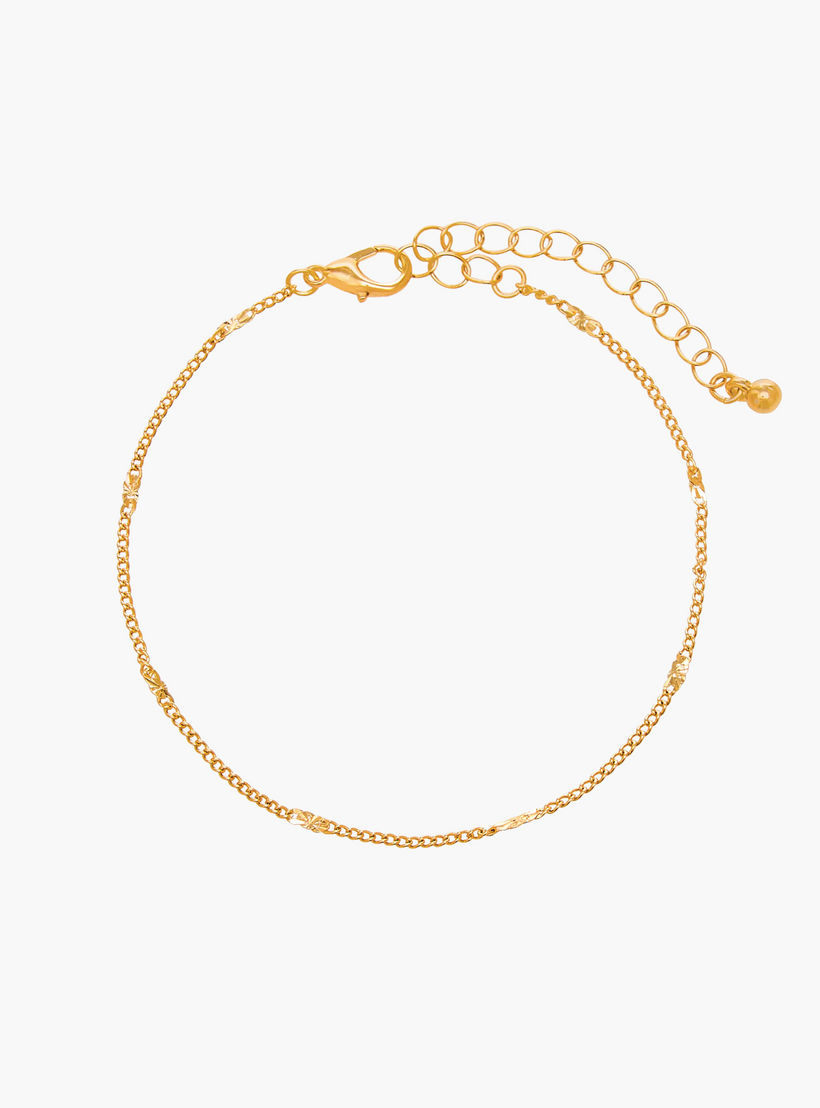 Flora Bella Pack of 3 Metallic Chain Style Bracelet-women-watchesandjewellery-jewellery-banglesandbracelets-image-6