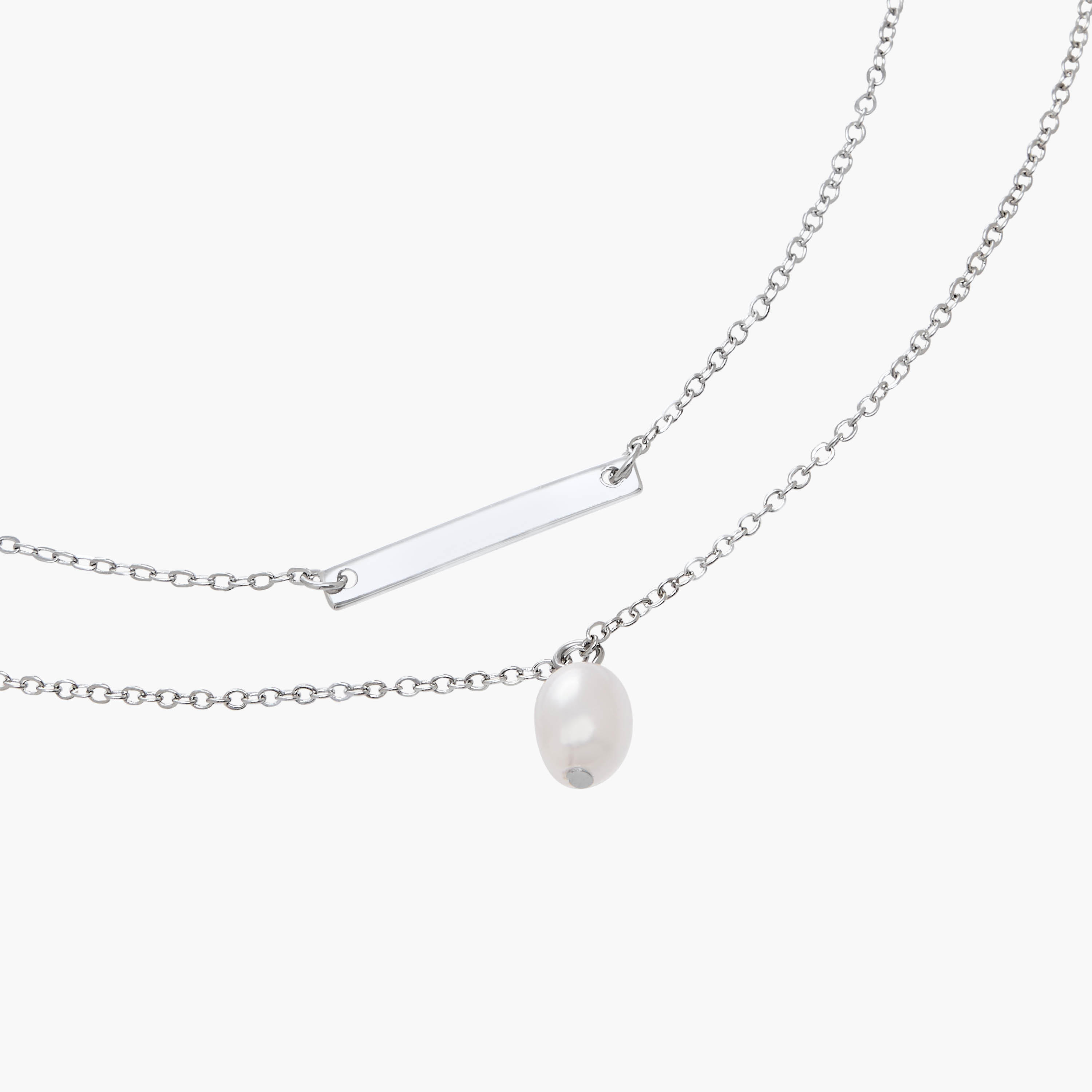 Set of 2 - Flora Bella Silver Tone Necklace with Assorted Design-women-watchesandjewellery-jewellery-necklacesandpendants-image-4