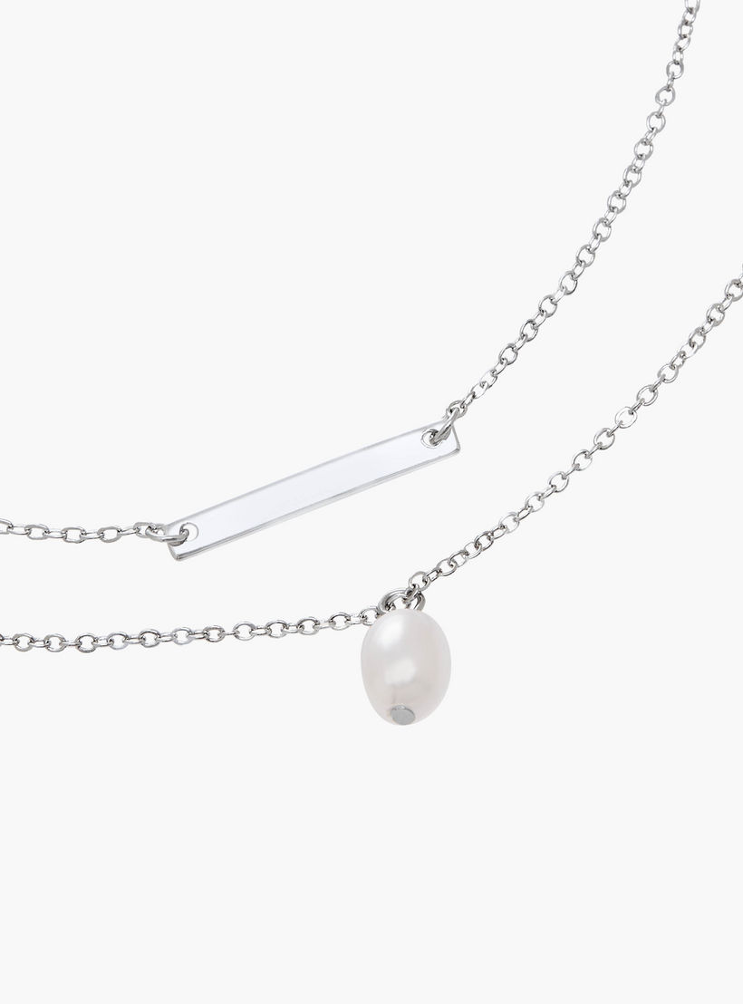 Set of 2 - Flora Bella Silver Tone Necklace with Assorted Design-women-watchesandjewellery-jewellery-necklacesandpendants-image-4