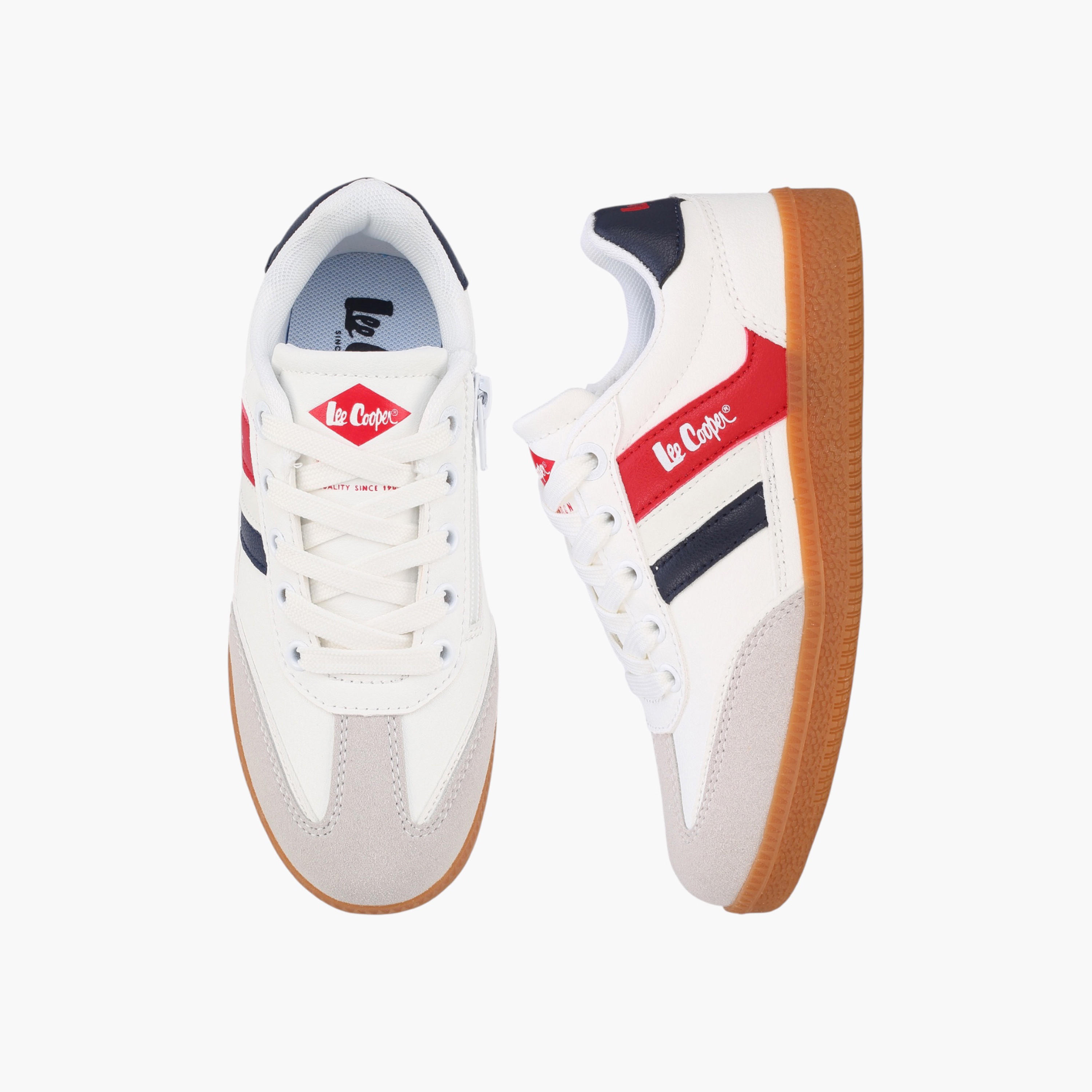 Lee Cooper Girls Lace-Up Ankle Sneakers-girls-shoes-sneakers-image-1