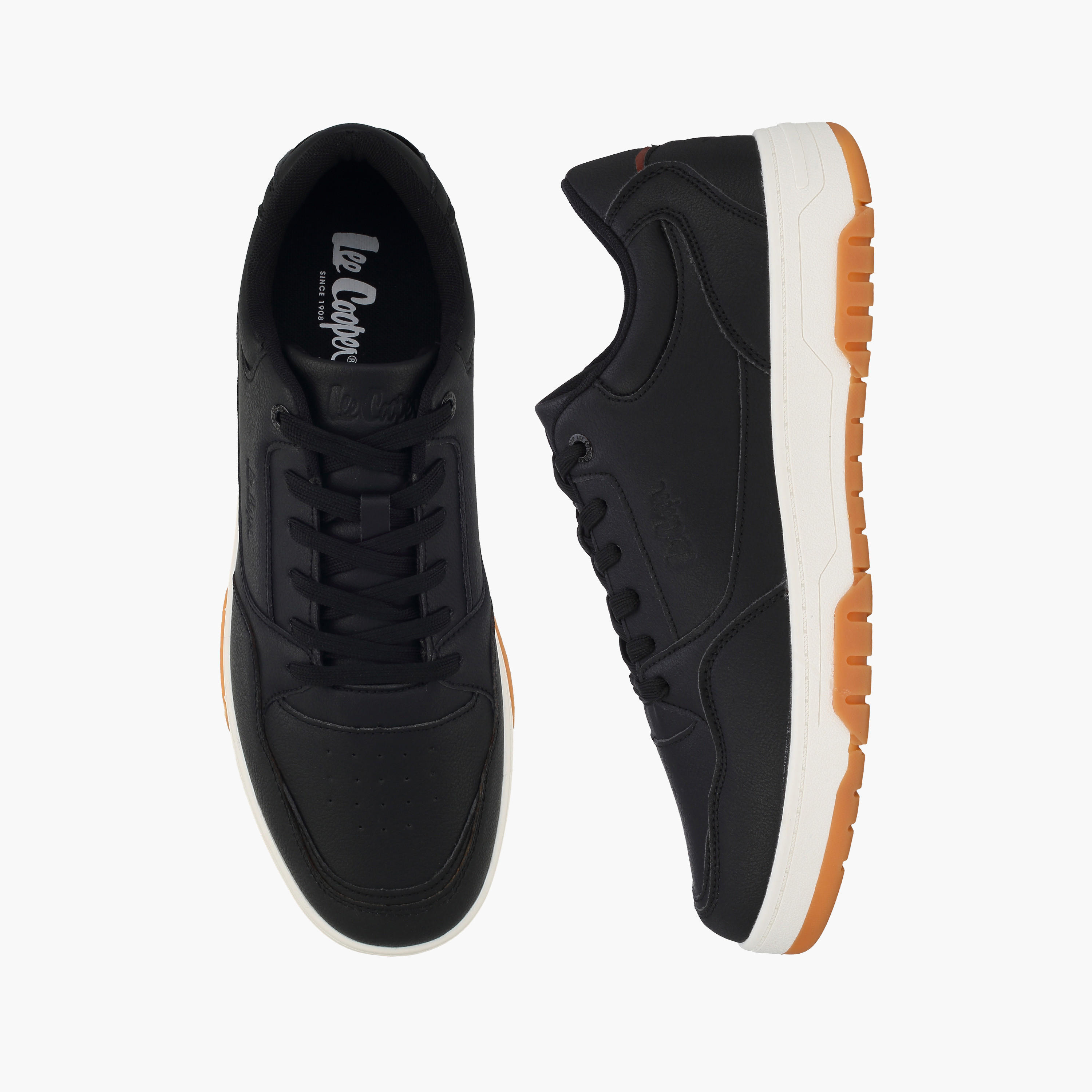 حذاء سنيكرز طول الكاحل برباط للرجال من لي كوبر-men-shoes-sneakers-image-1