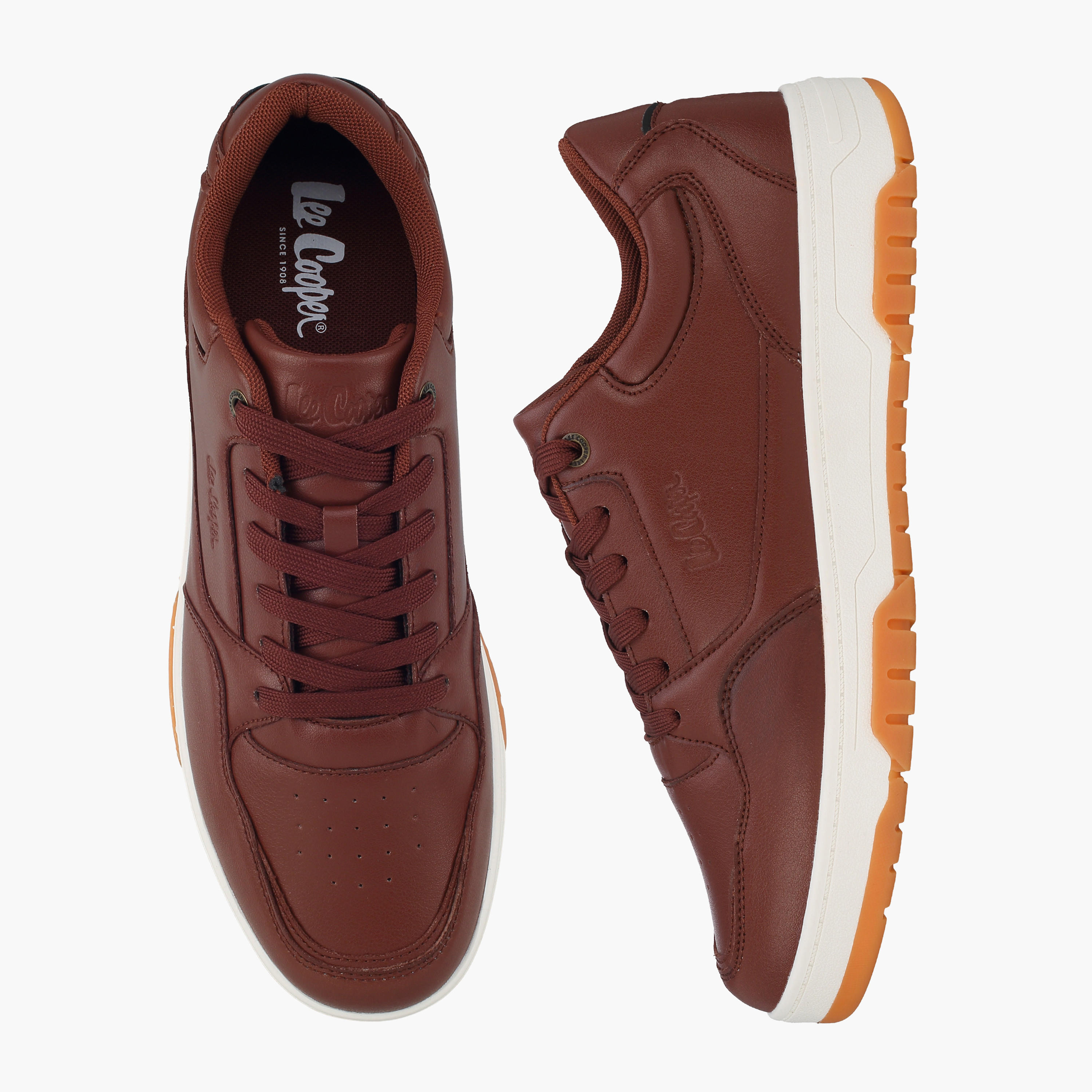 حذاء سنيكرز طول الكاحل برباط للرجال من لي كوبر-men-shoes-sneakers-image-1