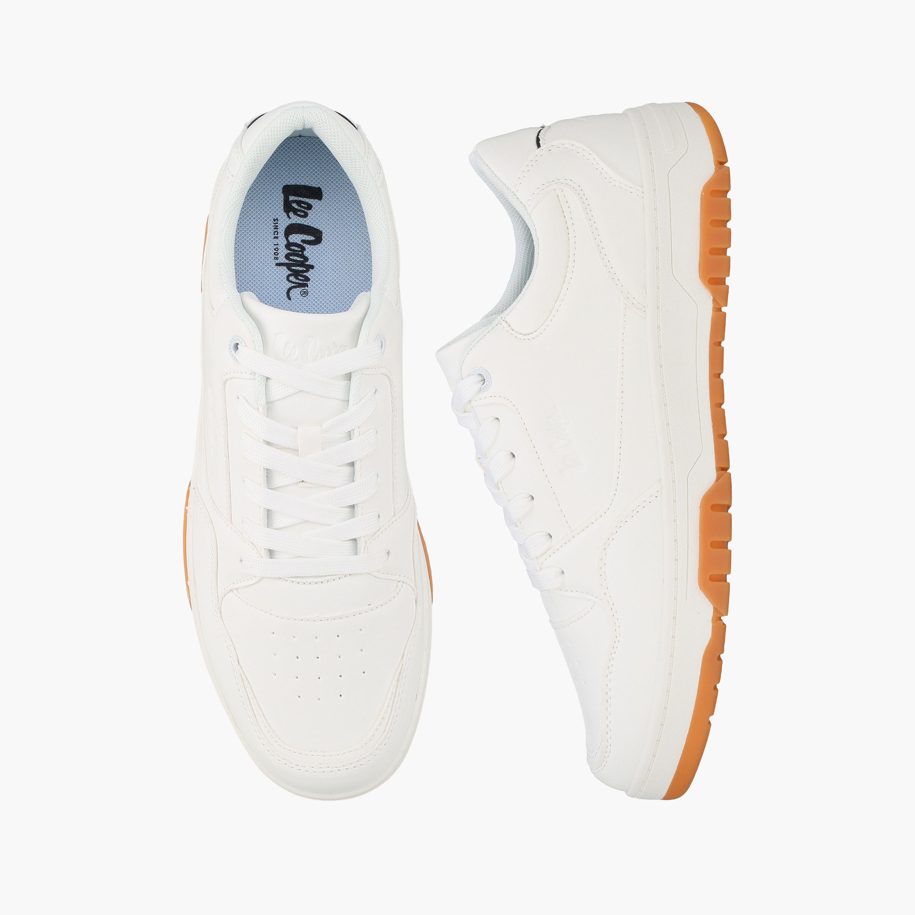 حذاء سنيكرز طول الكاحل برباط للرجال من لي كوبر-men-shoes-sneakers-image-1
