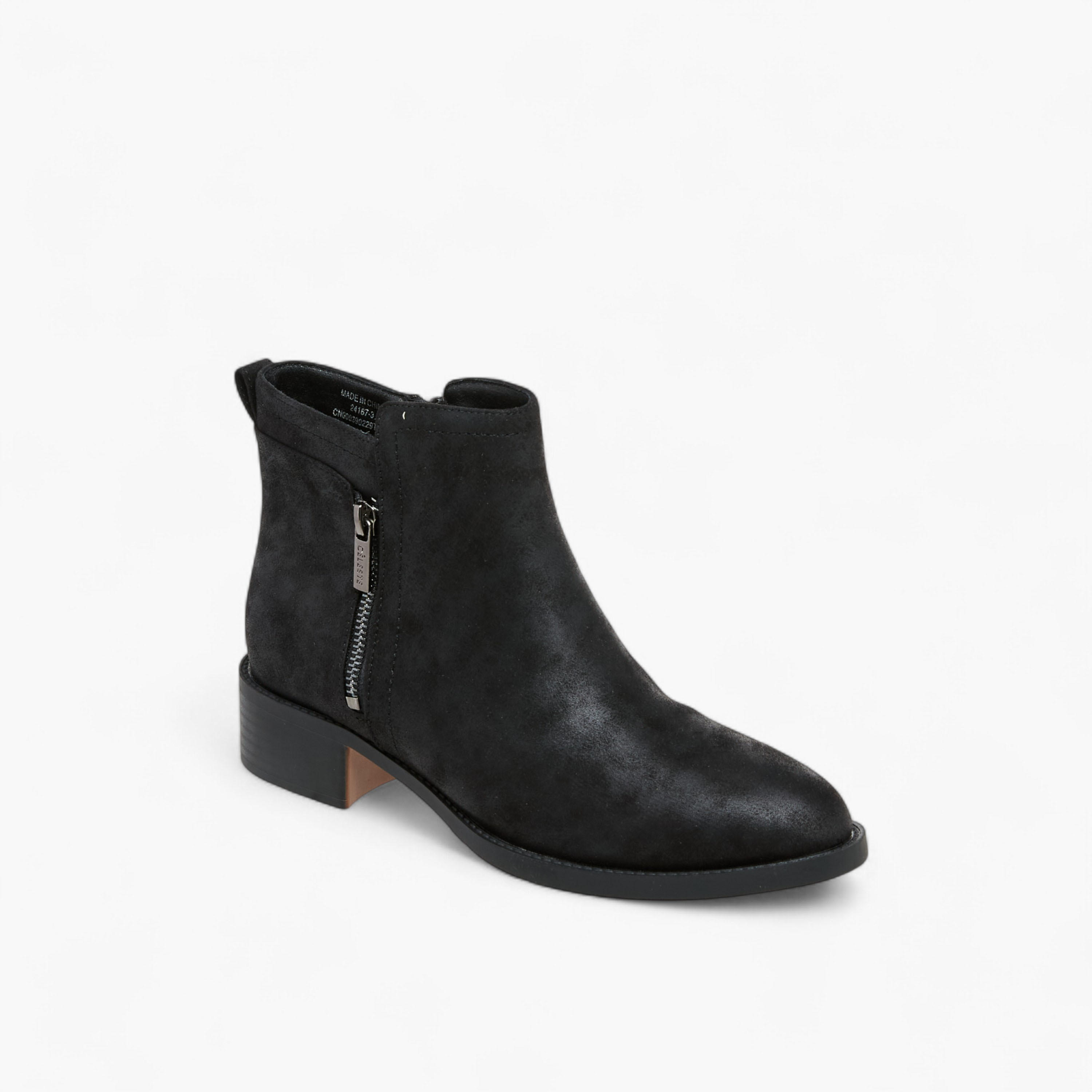 بوت بطول الكاحل سادة بسحاب إغلاق للنساء من سيليست-women-shoes-boots-image-2
