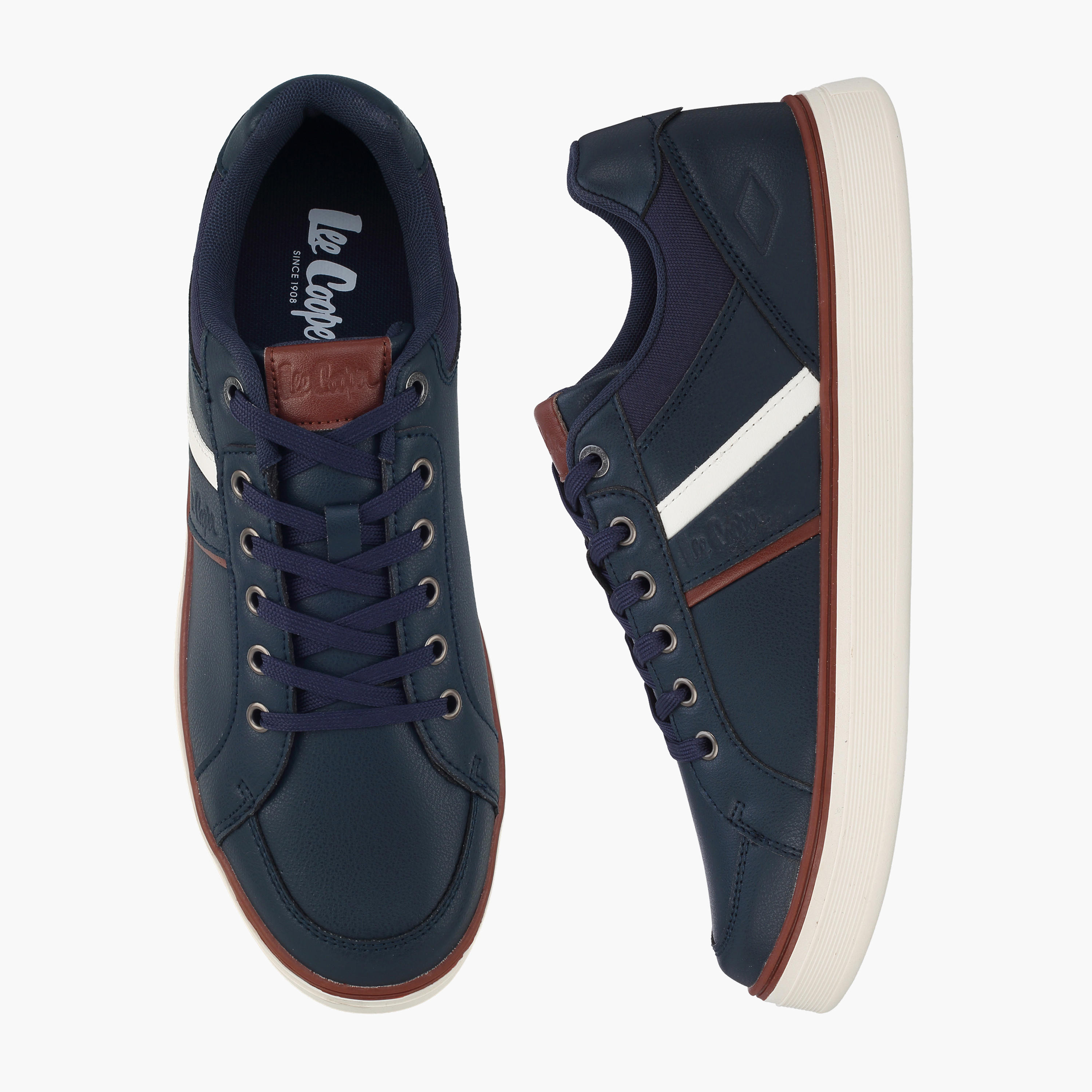 Lee Cooper Men Lace-Up Ankle Sneakers-men-shoes-sneakers-image-1