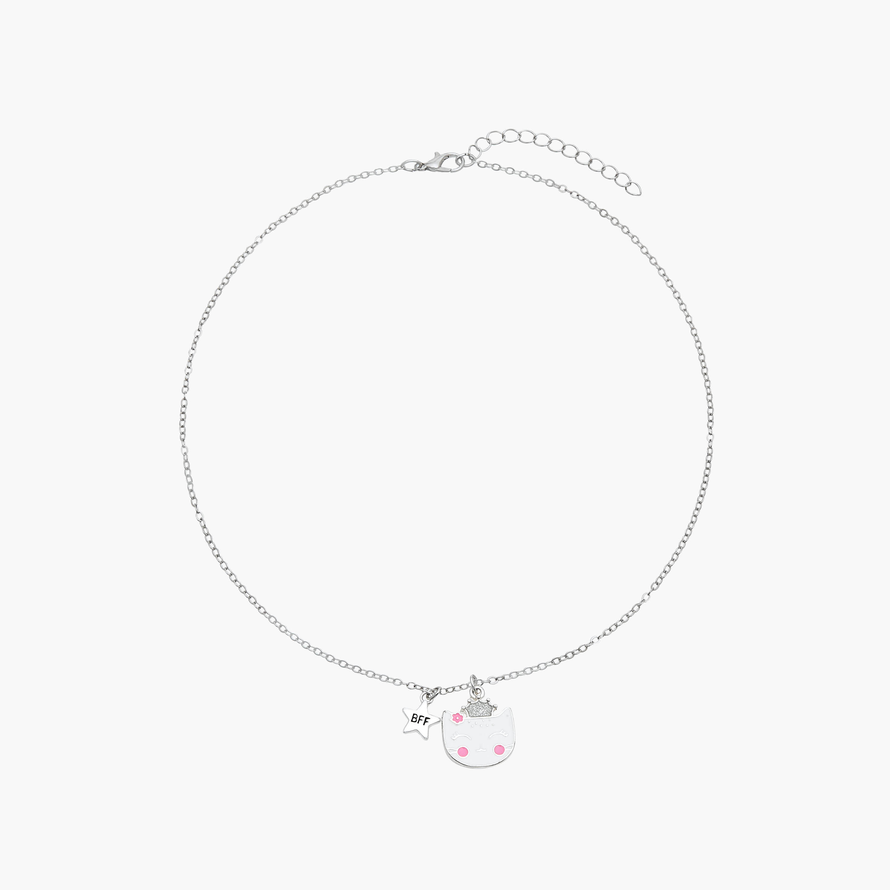 Flora Bella Cat Pendant BFF Necklace - Set of 2-girls-accessories-jewellery-image-2