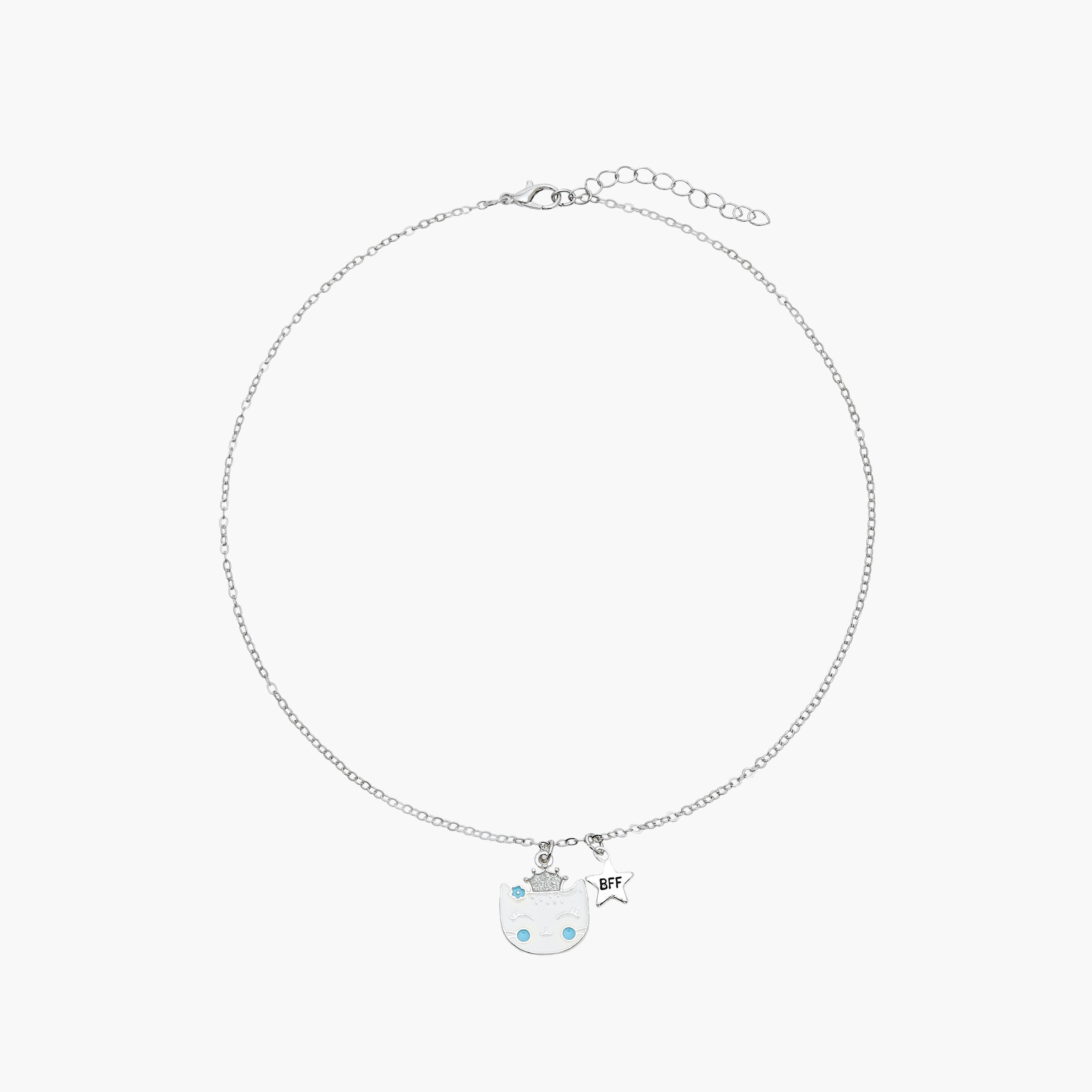 Flora Bella Cat Pendant BFF Necklace - Set of 2-girls-accessories-jewellery-image-3