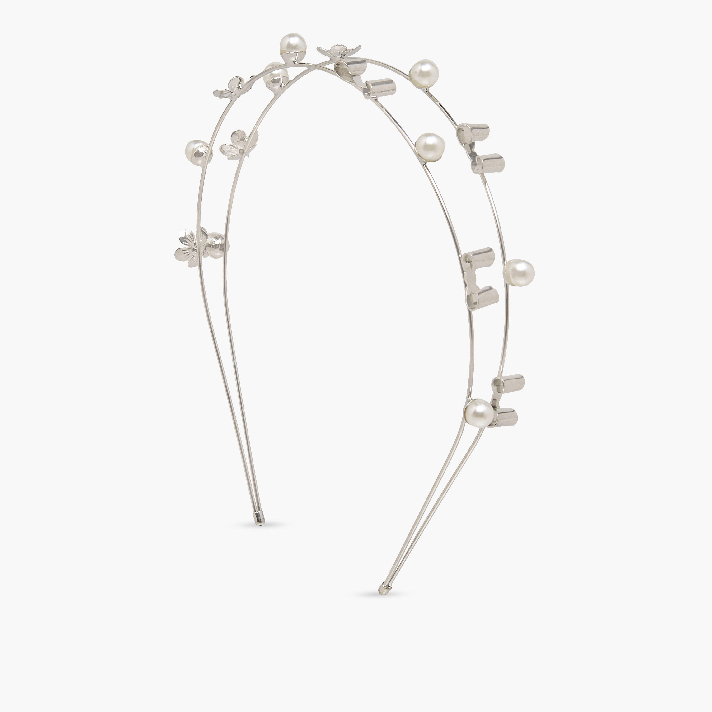 Flora Bella Hairband with Floral Pearl Accent-girls-accessories-hairaccessories-image-2