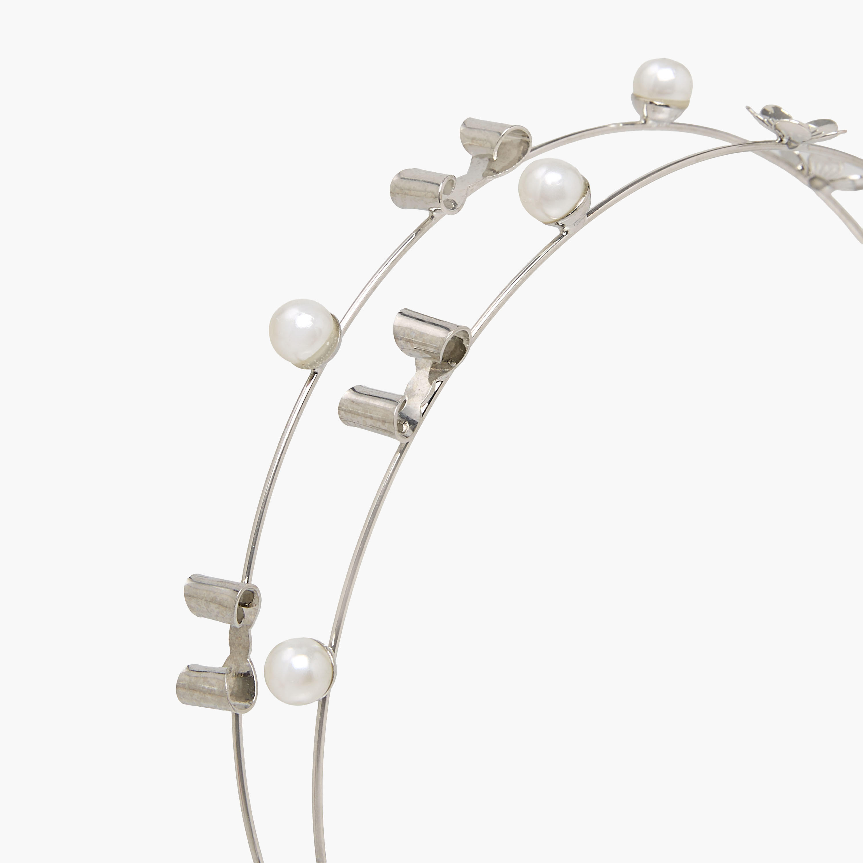 Flora Bella Hairband with Floral Pearl Accent-girls-accessories-hairaccessories-image-3