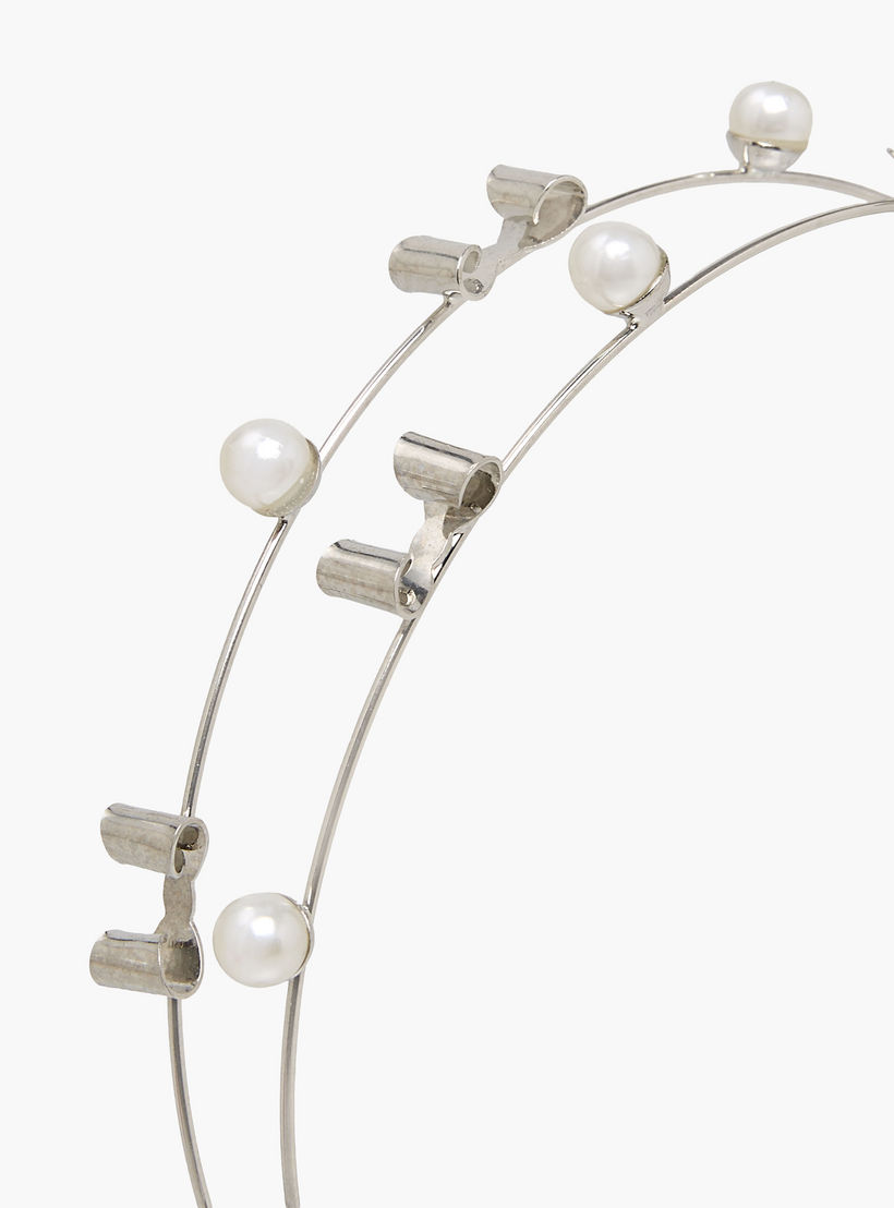 Flora Bella Hairband with Floral Pearl Accent-girls-accessories-hairaccessories-image-3