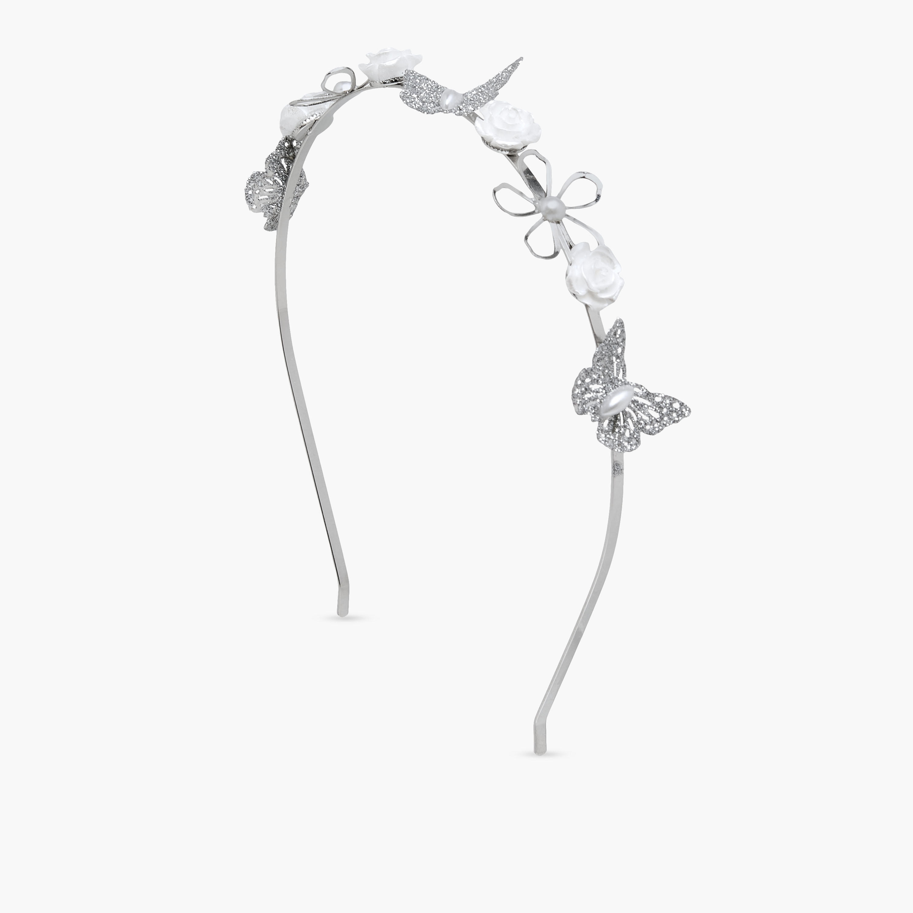 شريطة ومشابك شعر مزينة من فلورا بيلا - عبوة 4 قطع-girls-accessories-hairaccessories-image-3