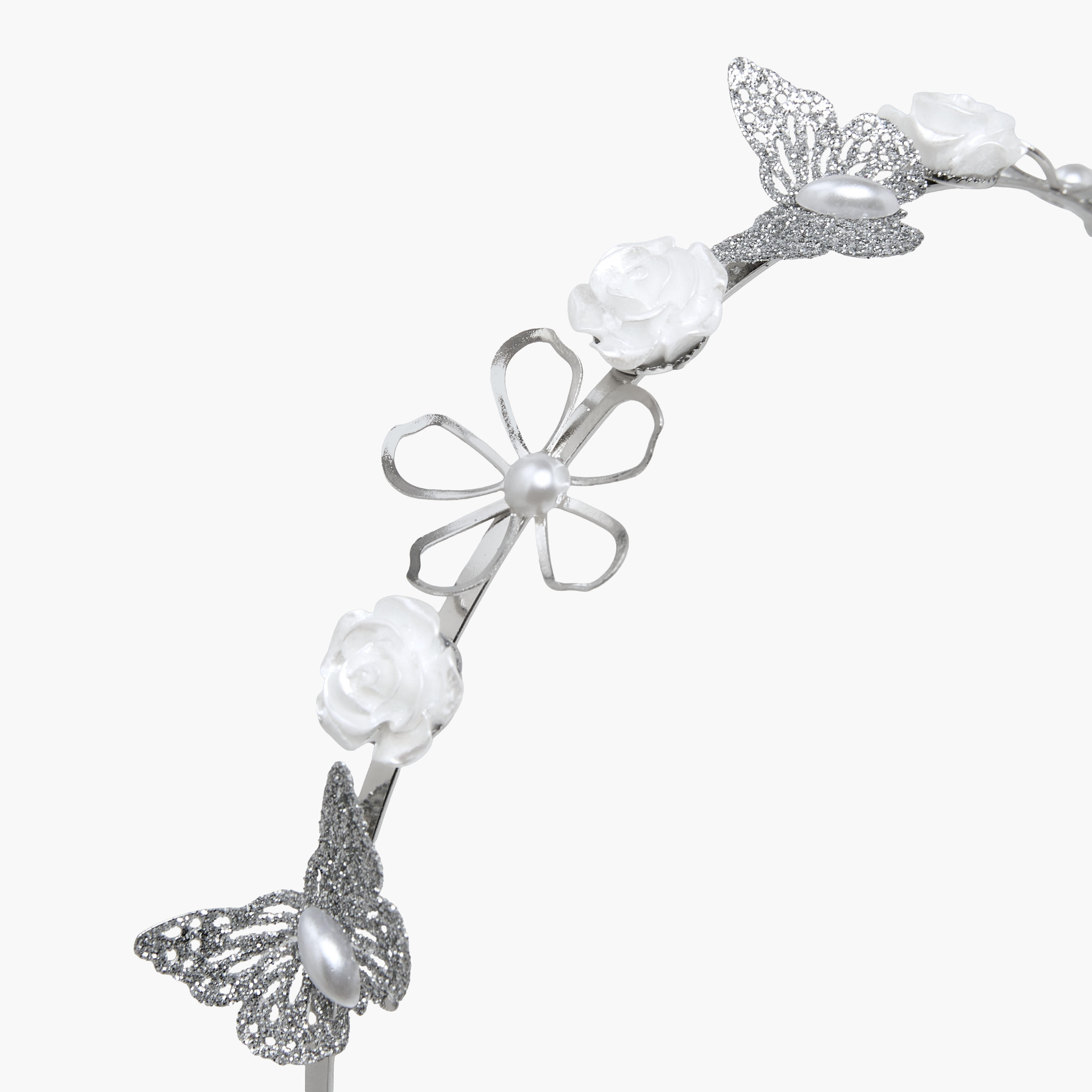 شريطة ومشابك شعر مزينة من فلورا بيلا - عبوة 4 قطع-girls-accessories-hairaccessories-image-4