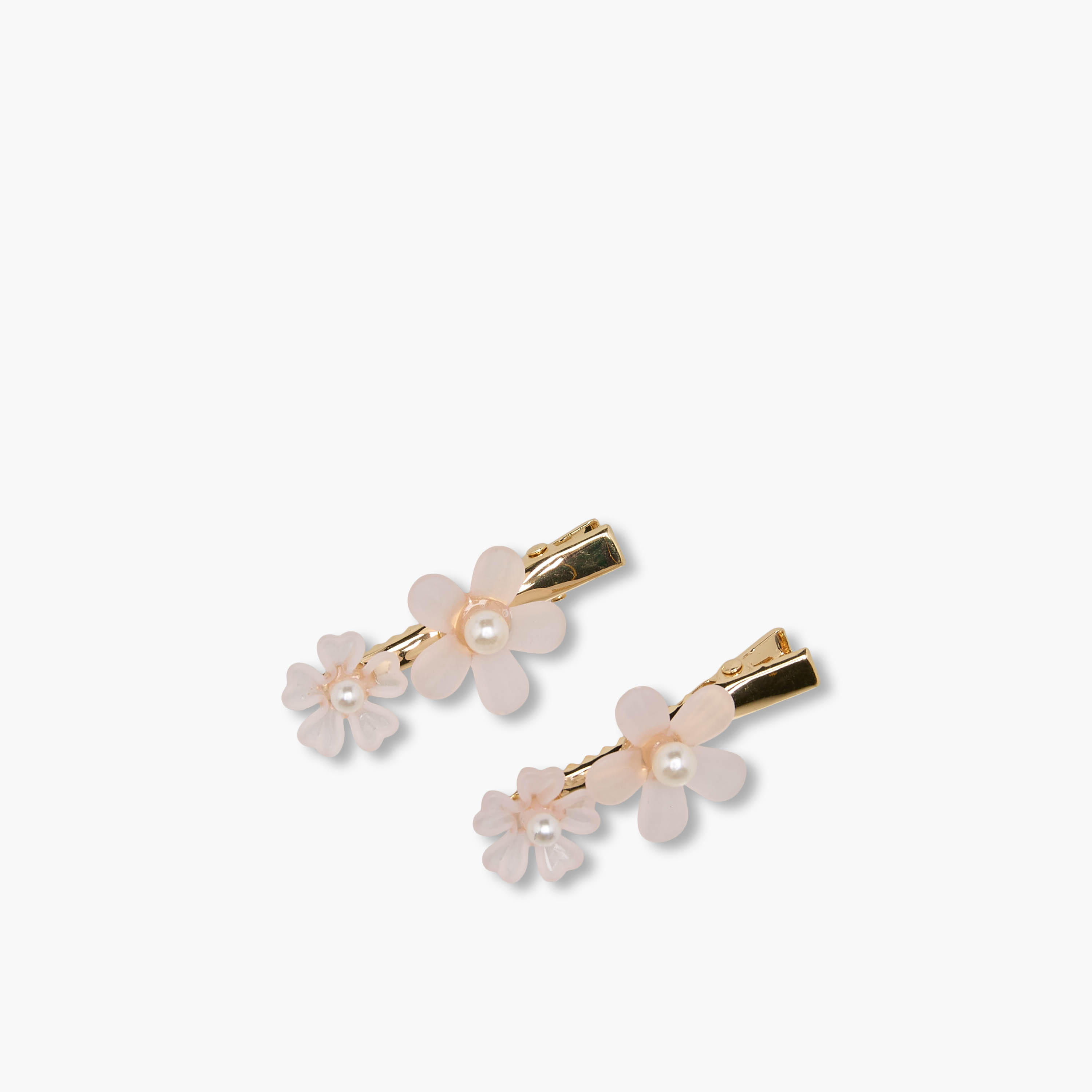 طوق ومشابك شعر بتزيينات زهرية من فلورا بيلا - مجموعة من 3 قطع-girls-accessories-hairaccessories-image-5