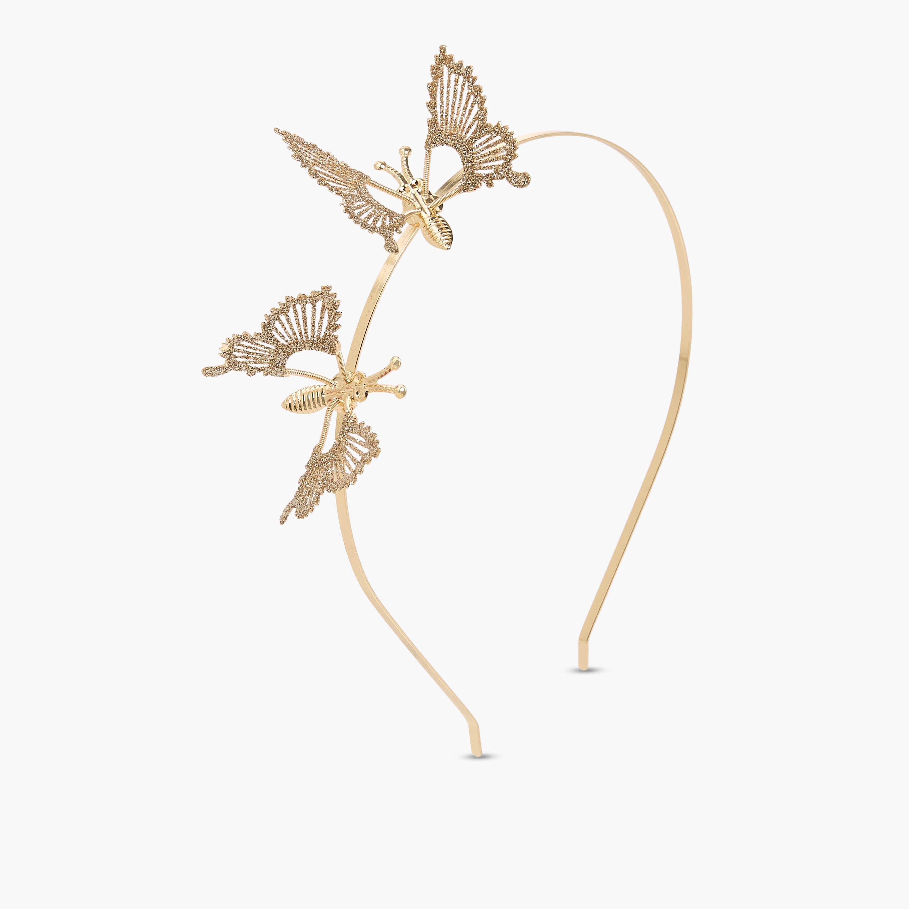 Pack of 3 Flora Bella Hairband and Hair Clip with Butterfly Embellishment-girls-accessories-hairaccessories-image-2