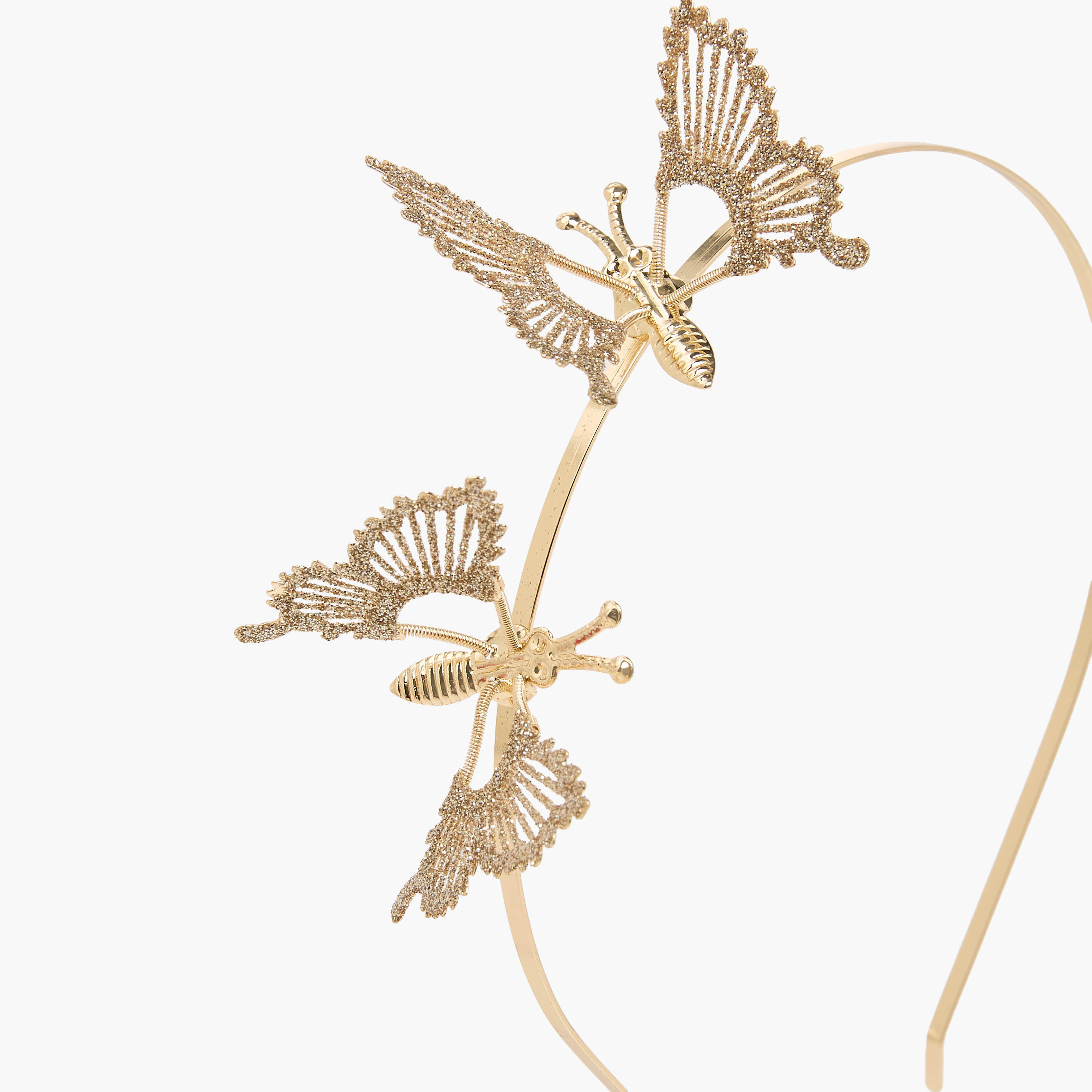 Pack of 3 Flora Bella Hairband and Hair Clip with Butterfly Embellishment-girls-accessories-hairaccessories-image-4