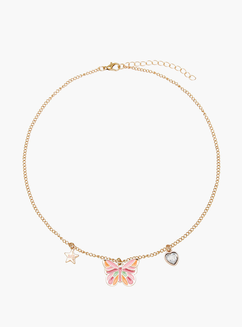 عقد بقفل من فلورا بيلا - طقم من قطعتين-girls-accessories-jewellery-image-2