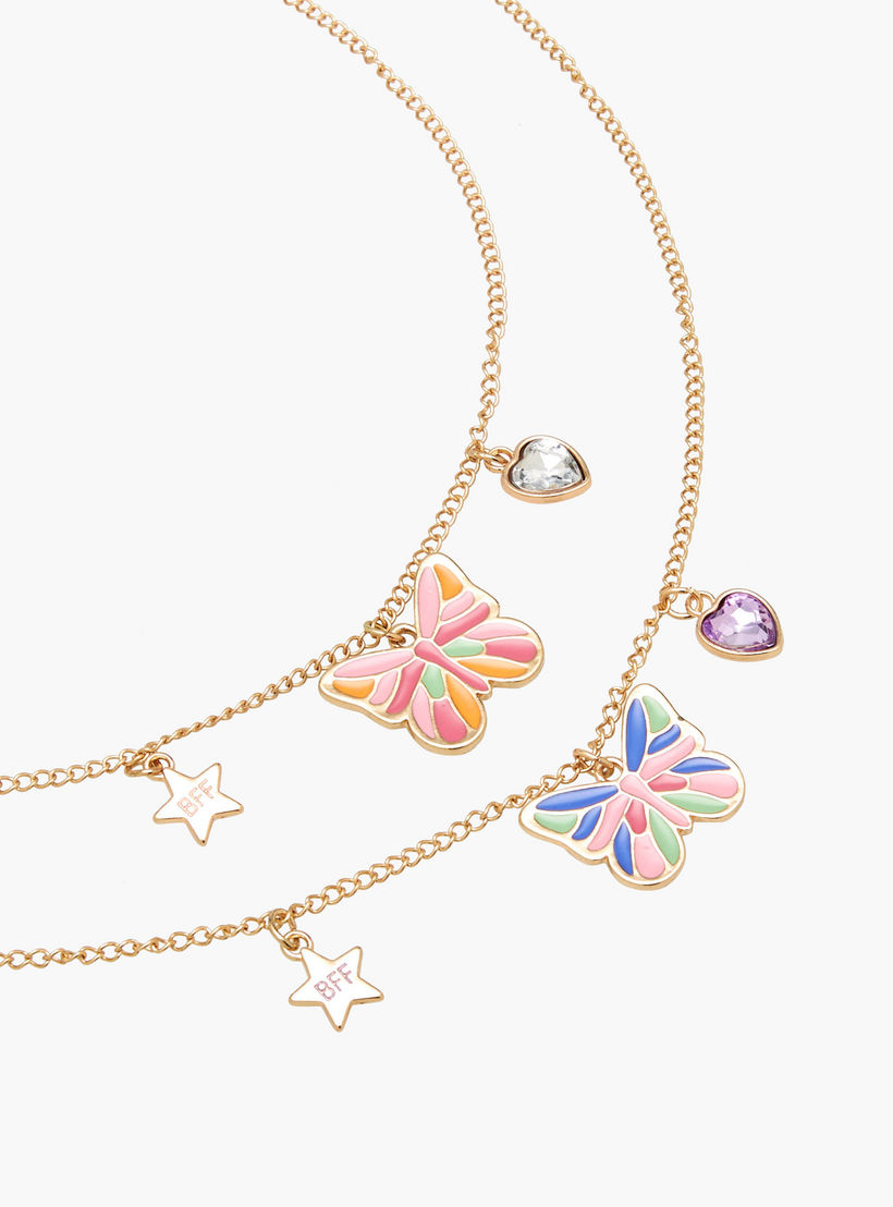 عقد بقفل من فلورا بيلا - طقم من قطعتين-girls-accessories-jewellery-image-4