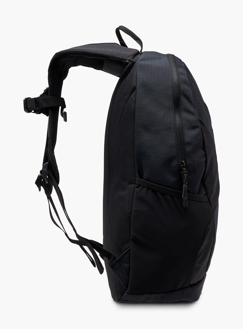 Kappa Logo Print Backpack with Adjustable Straps and Zip Closure - 16x27x46 cm-women-bagsandwallets-backpacks-image-3