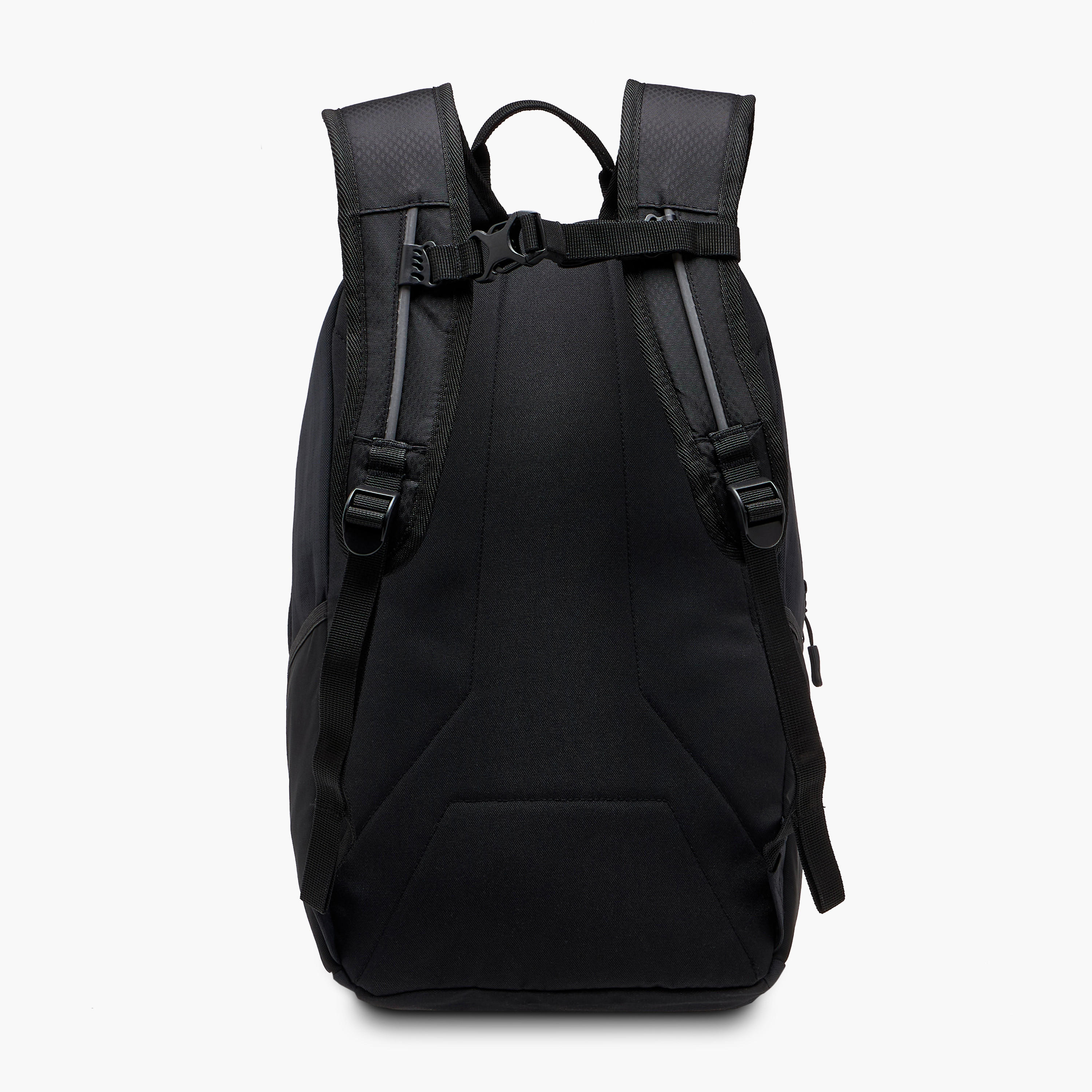 Kappa Logo Print Backpack with Adjustable Straps and Zip Closure - 16x27x46 cm-women-bagsandwallets-backpacks-image-5