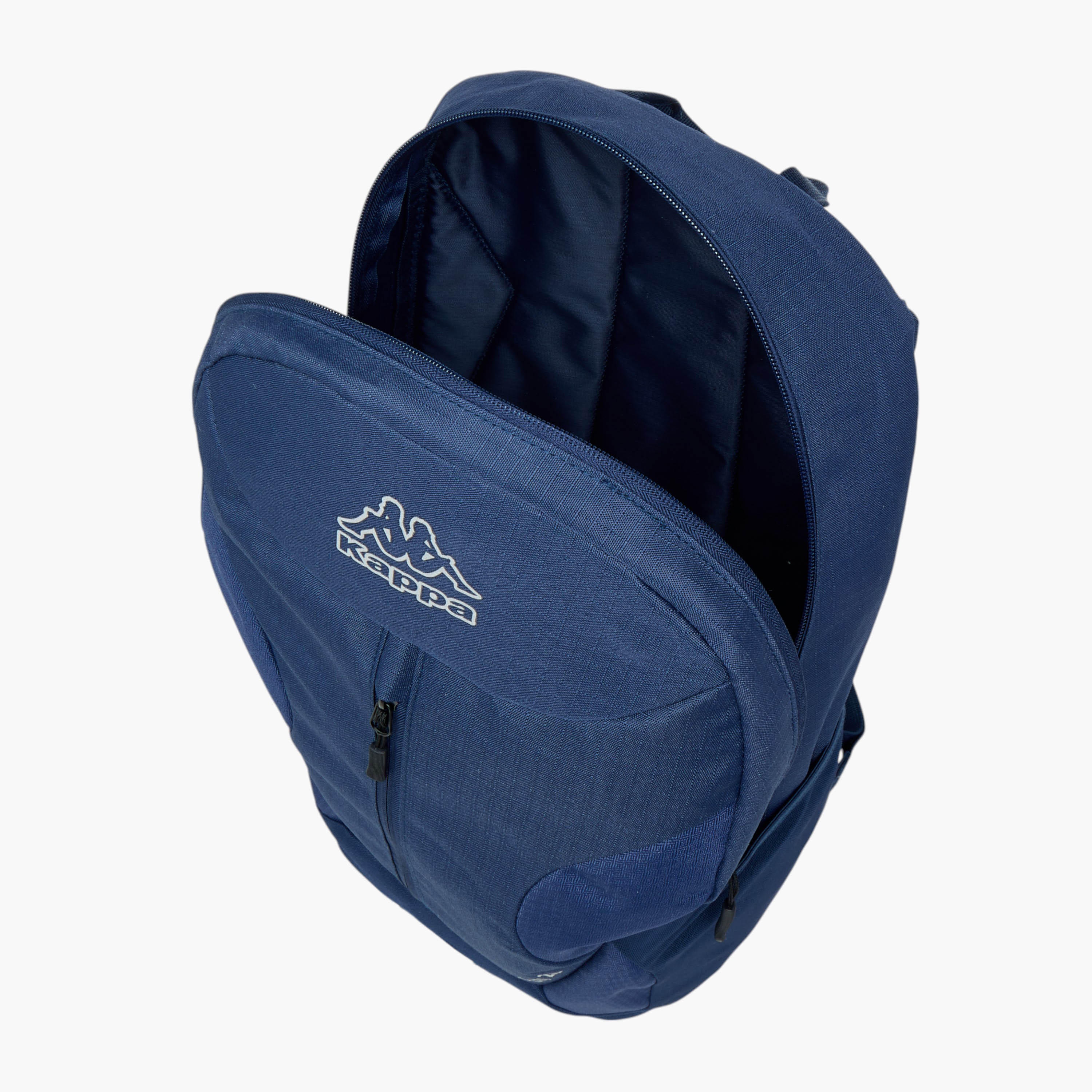 Kappa Logo Print Backpack with Adjustable Straps and Zip Closure - 16x27x46 cm-women-bagsandwallets-backpacks-image-6
