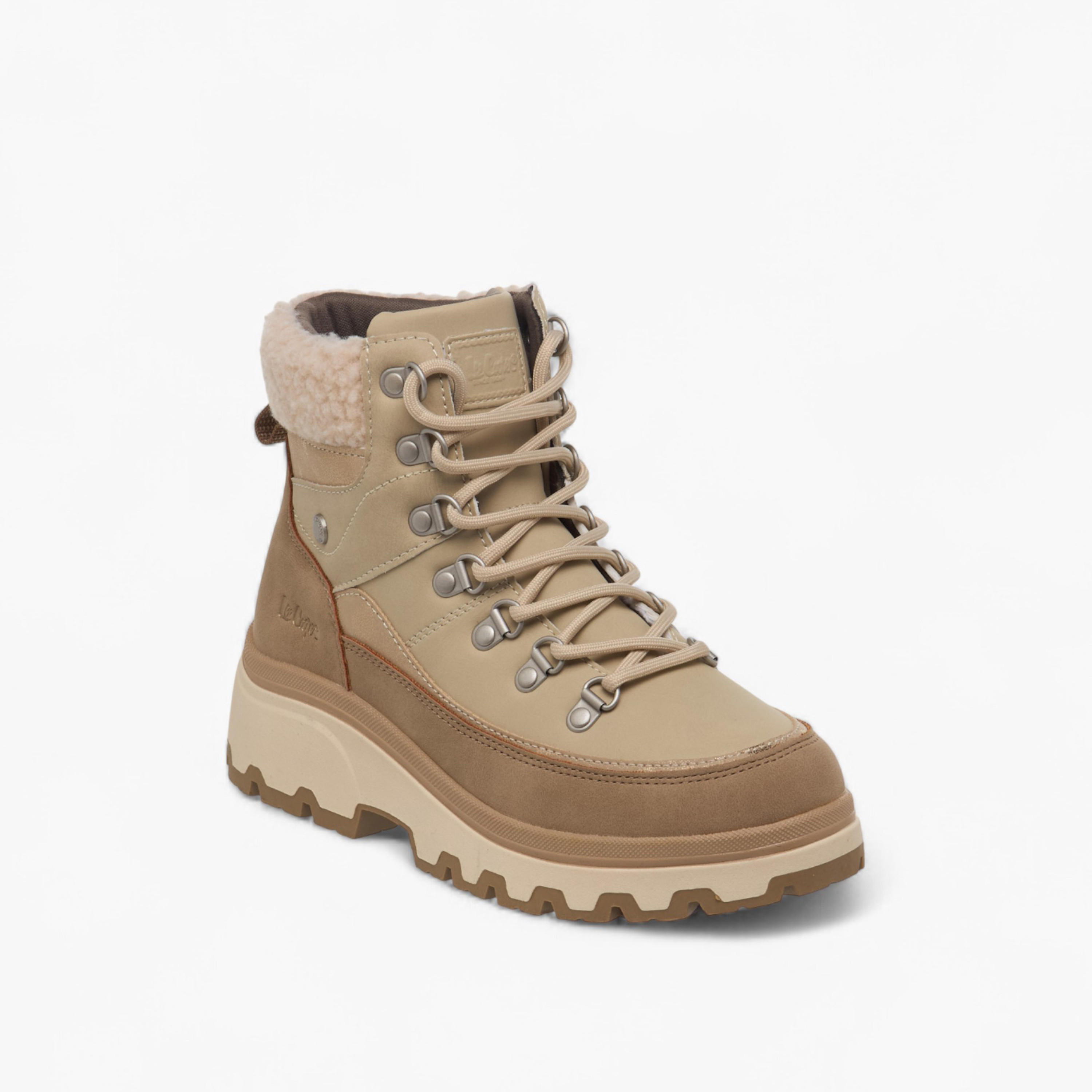 بوت طول الكاحل برباط إغلاق للنساء من لي كوبر-women-shoes-boots-image-3