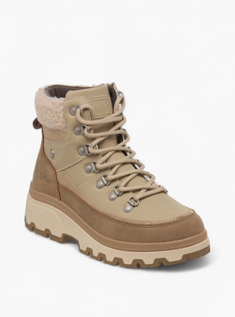 بوت طول الكاحل برباط إغلاق للنساء من لي كوبر-women-shoes-boots-image-3