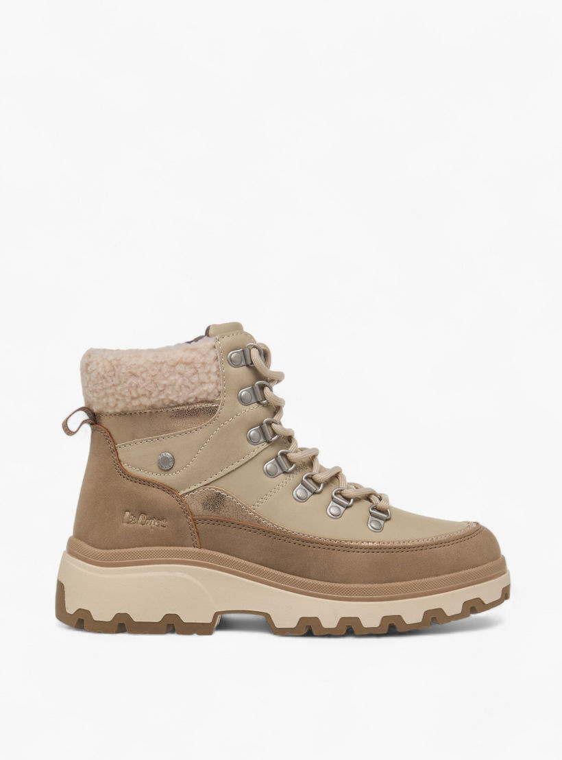 بوت طول الكاحل برباط إغلاق للنساء من لي كوبر-women-shoes-boots-image-4