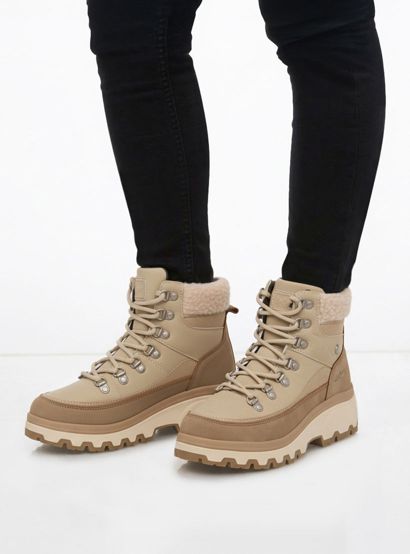 بوت طول الكاحل برباط إغلاق للنساء من لي كوبر-women-shoes-boots-image-2