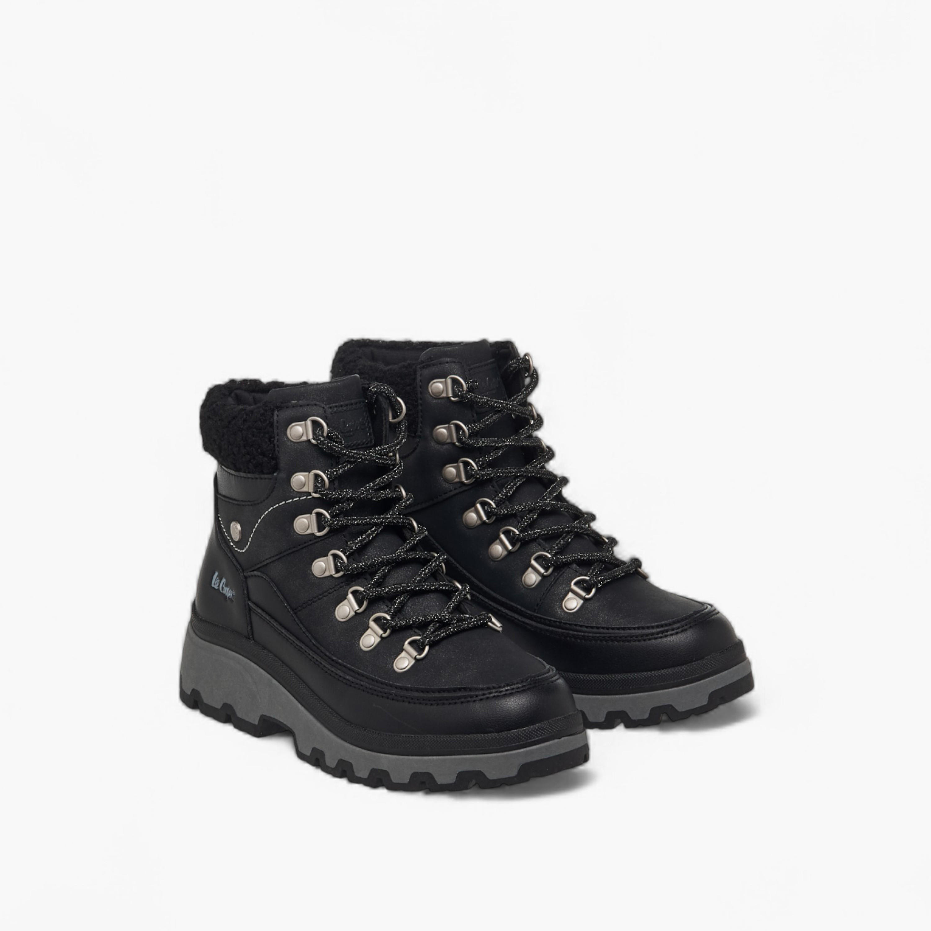 Lee Copper Women Lace-Up Ankle Boots-women-shoes-boots-image-1