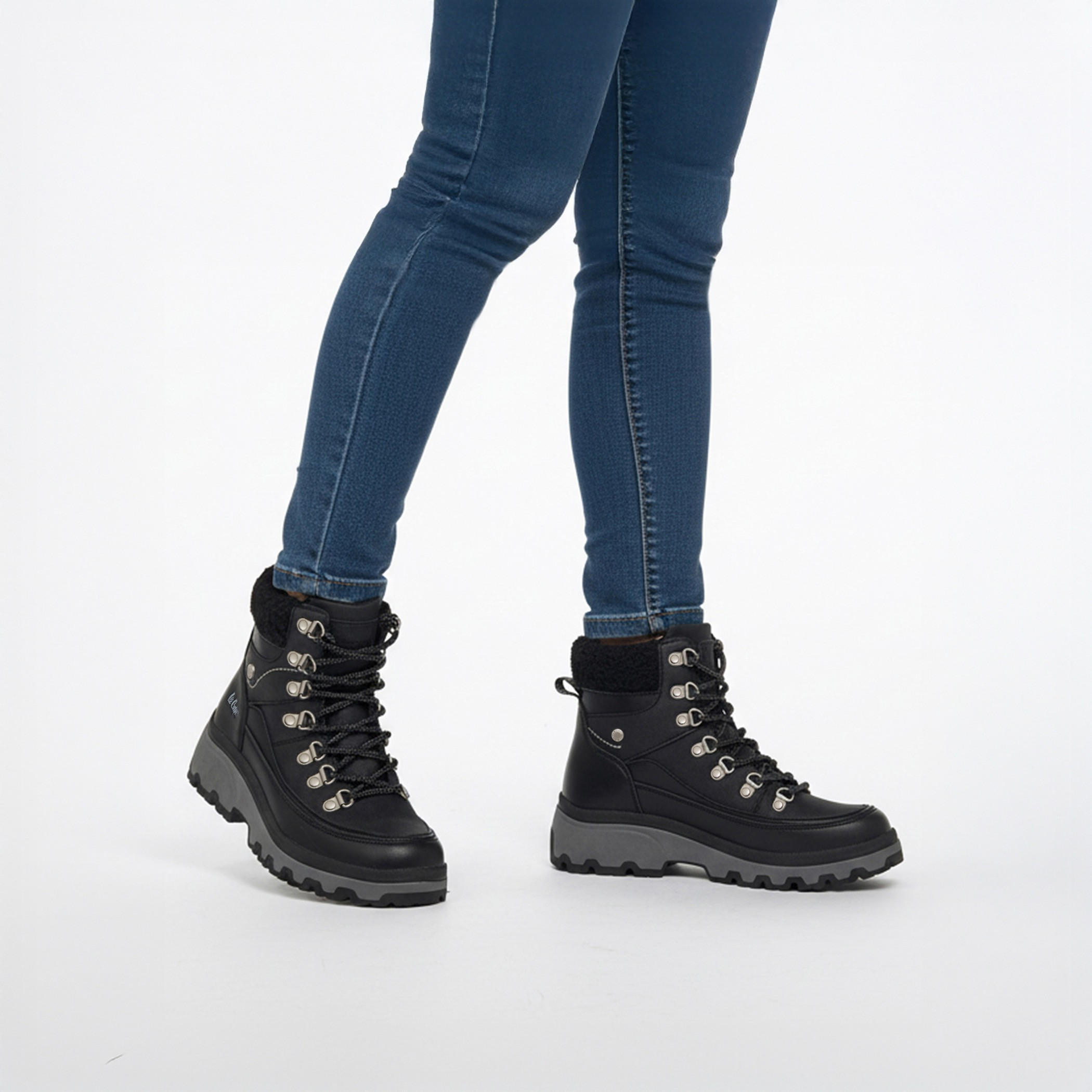 Lee Copper Women Lace-Up Ankle Boots-women-shoes-boots-image-2