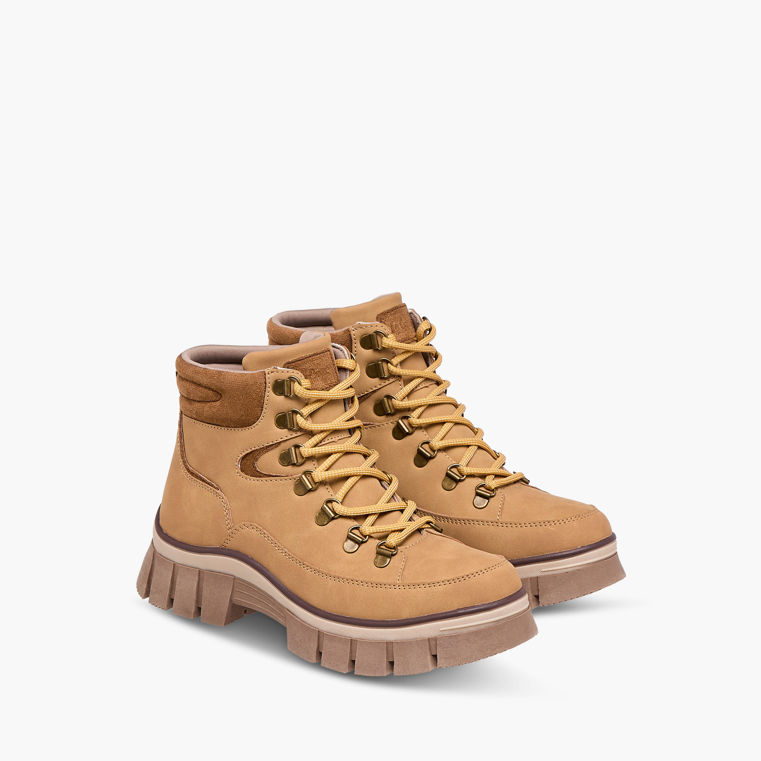 Lee Cooper Women's Panelled Lace-Up Ankle Boots-women-shoes-boots-image-1