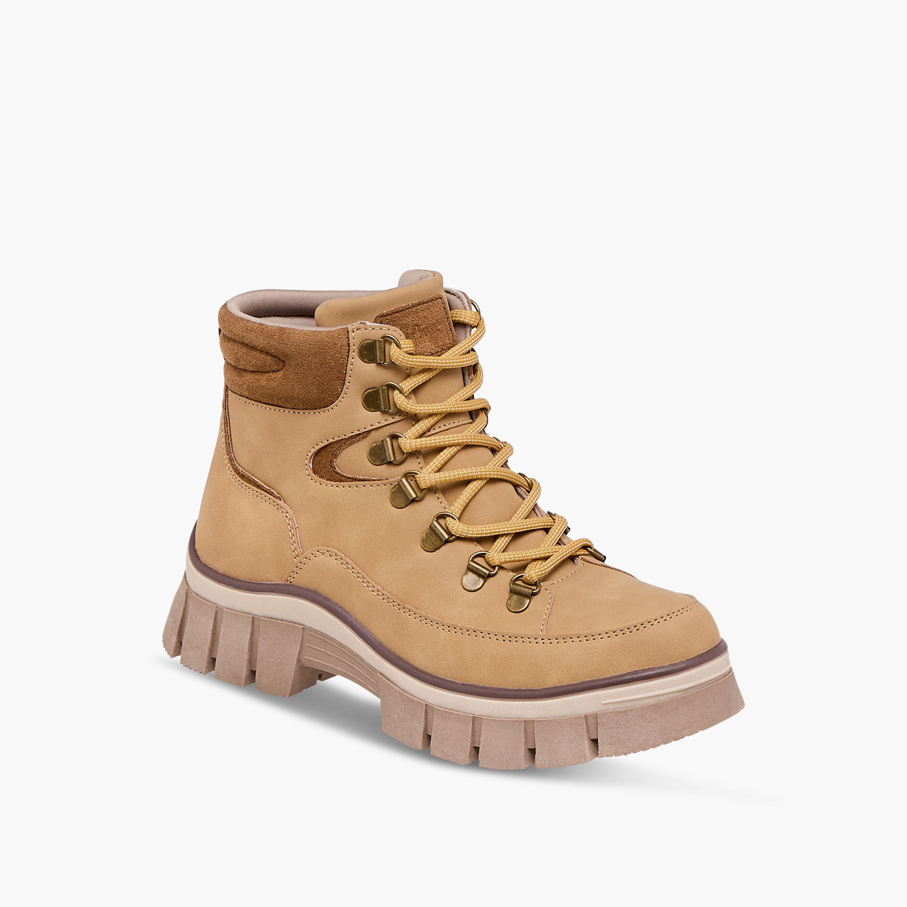 Lee Cooper Women's Panelled Lace-Up Ankle Boots-women-shoes-boots-image-2
