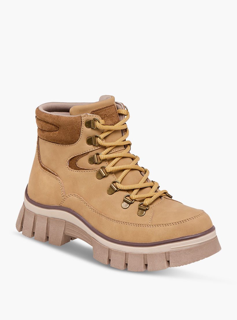 Lee Cooper Women's Panelled Lace-Up Ankle Boots-women-shoes-boots-image-2