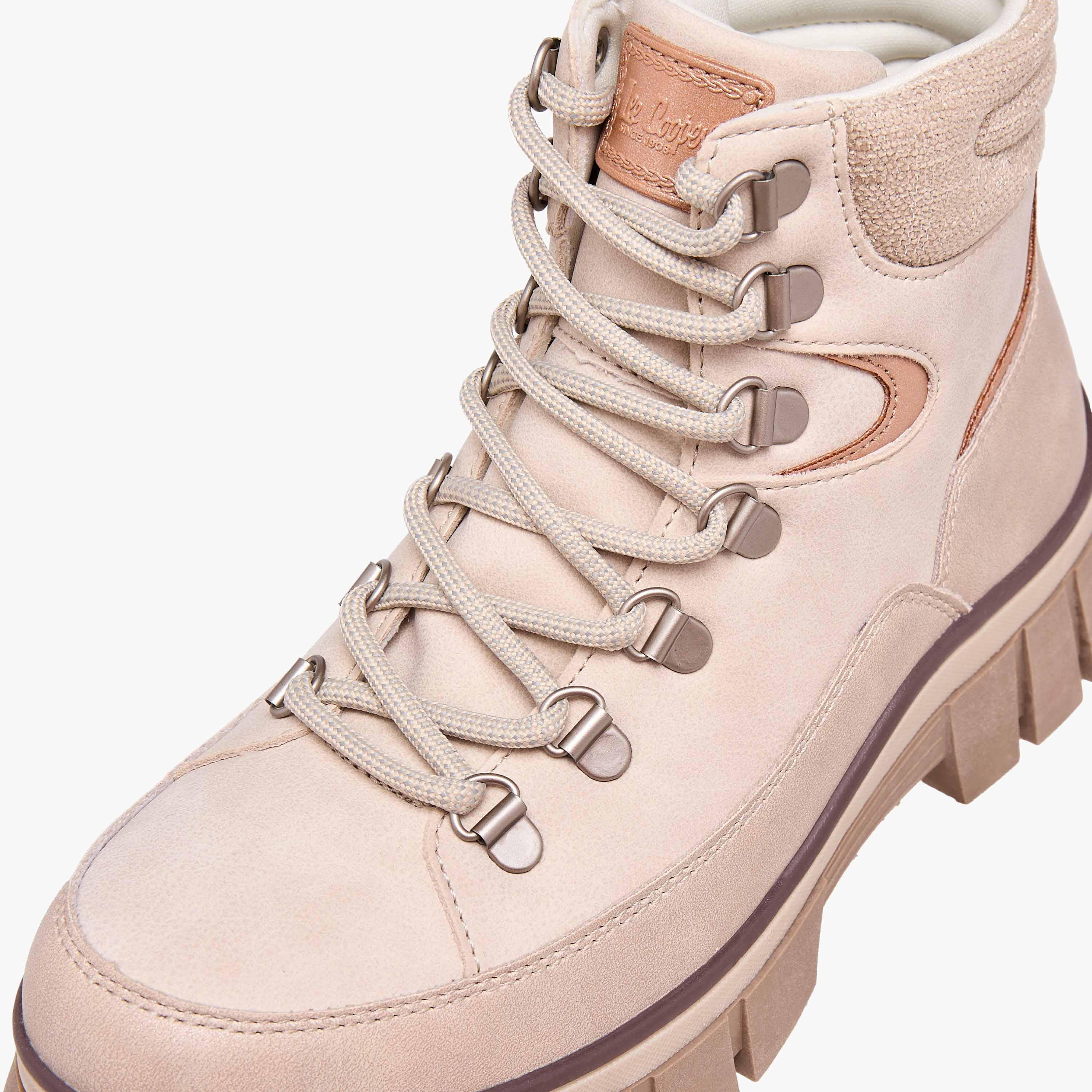 Lee Cooper Women's Panelled Lace-Up Ankle Boots-women-shoes-boots-image-4