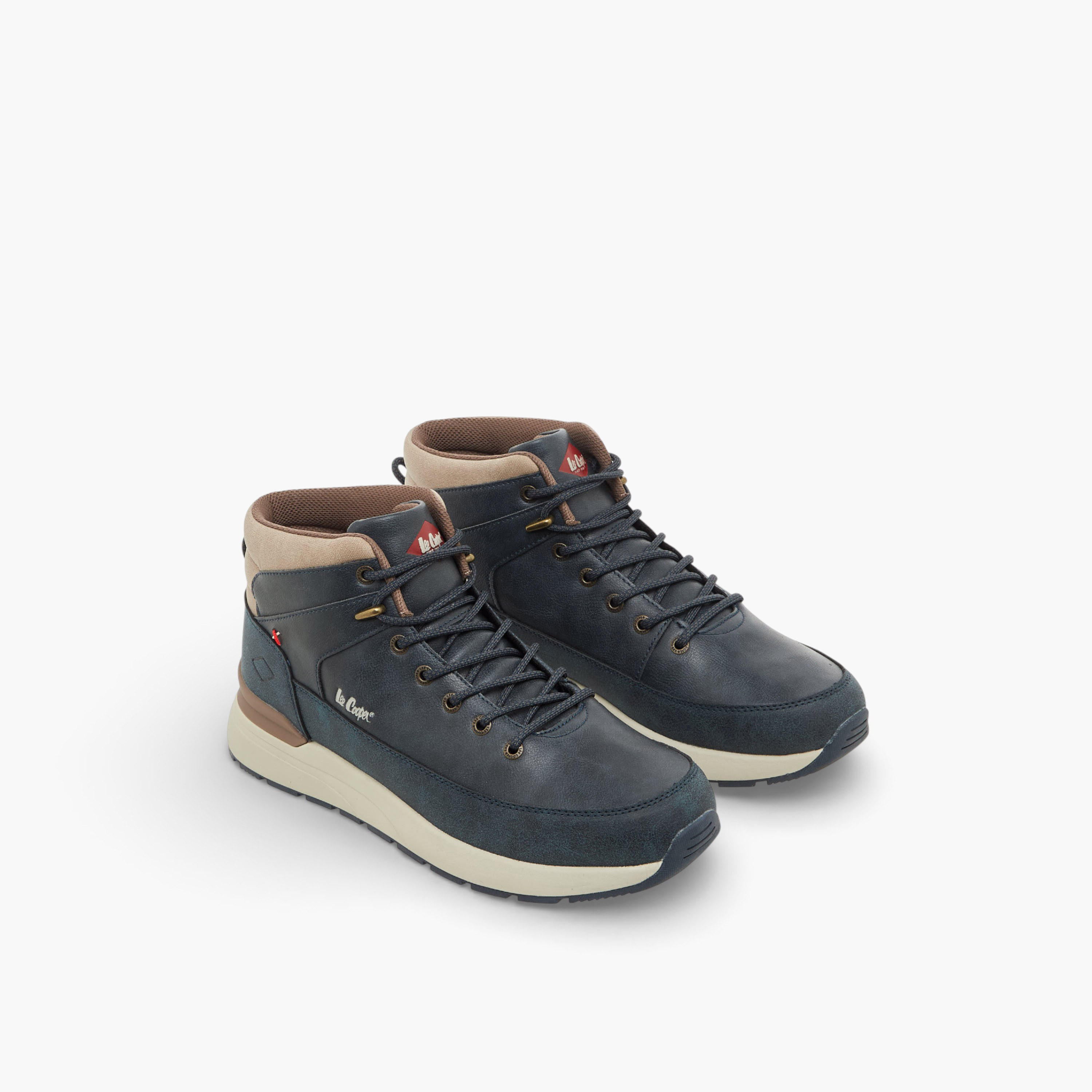 Lee Cooper Men Panelled Ankle Boots-men-shoes-boots-image-1