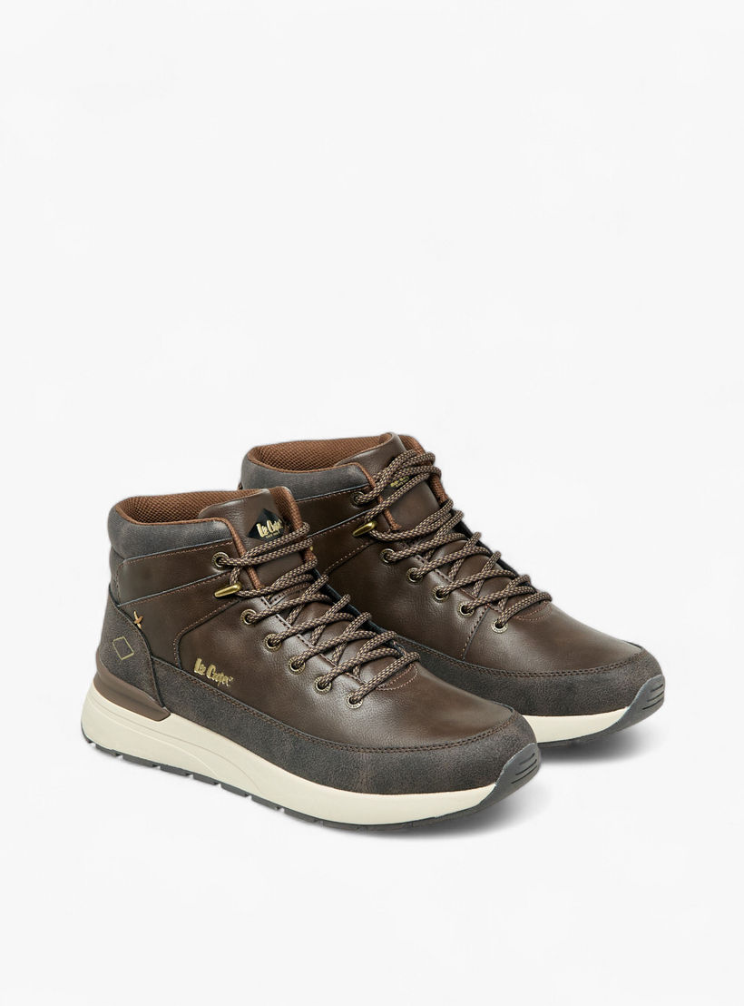 Lee Cooper Men Panelled Ankle Boots-men-shoes-boots-image-1