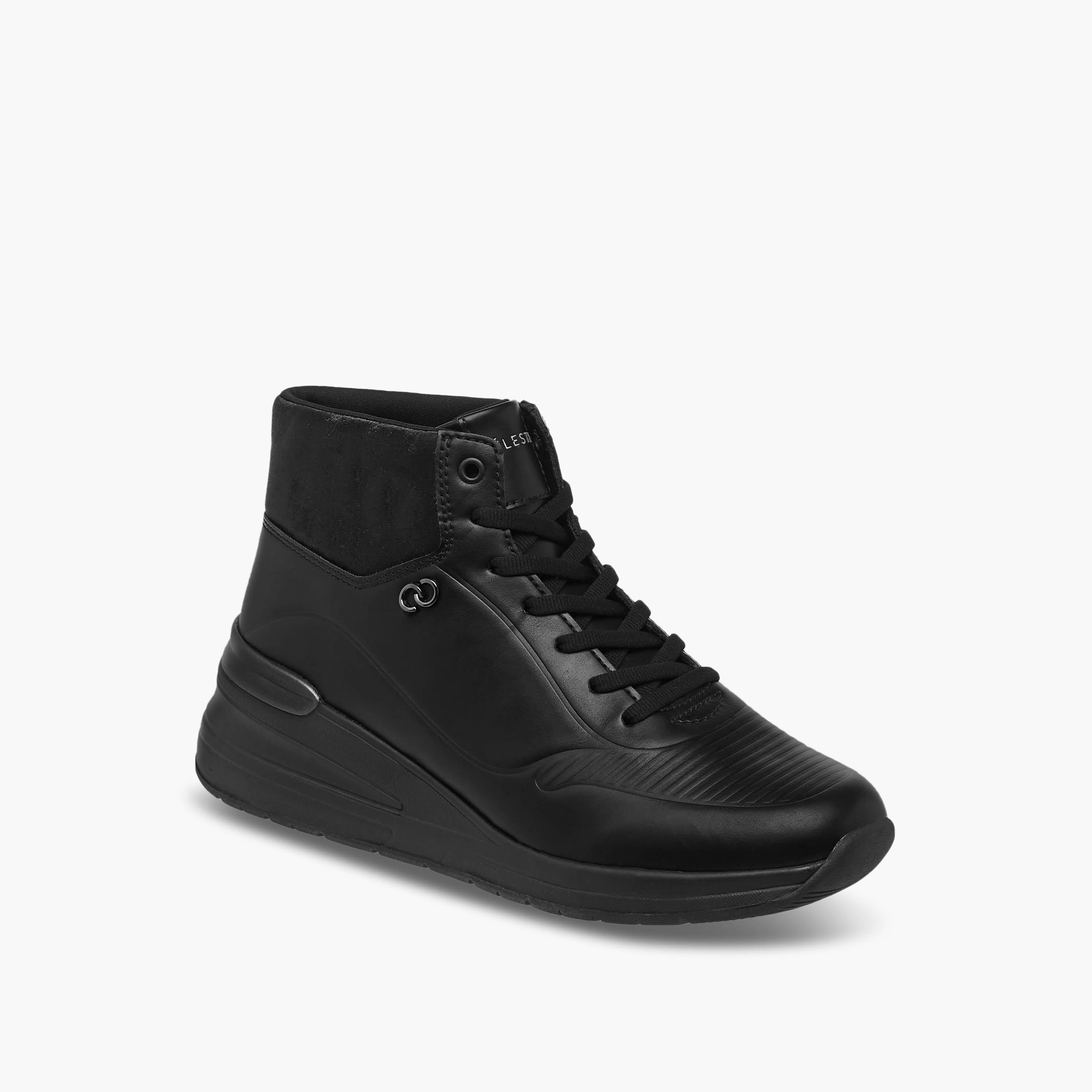بوت برقبة للكاحل برباط إغلاق للنساء من سيليست-women-shoes-boots-image-2