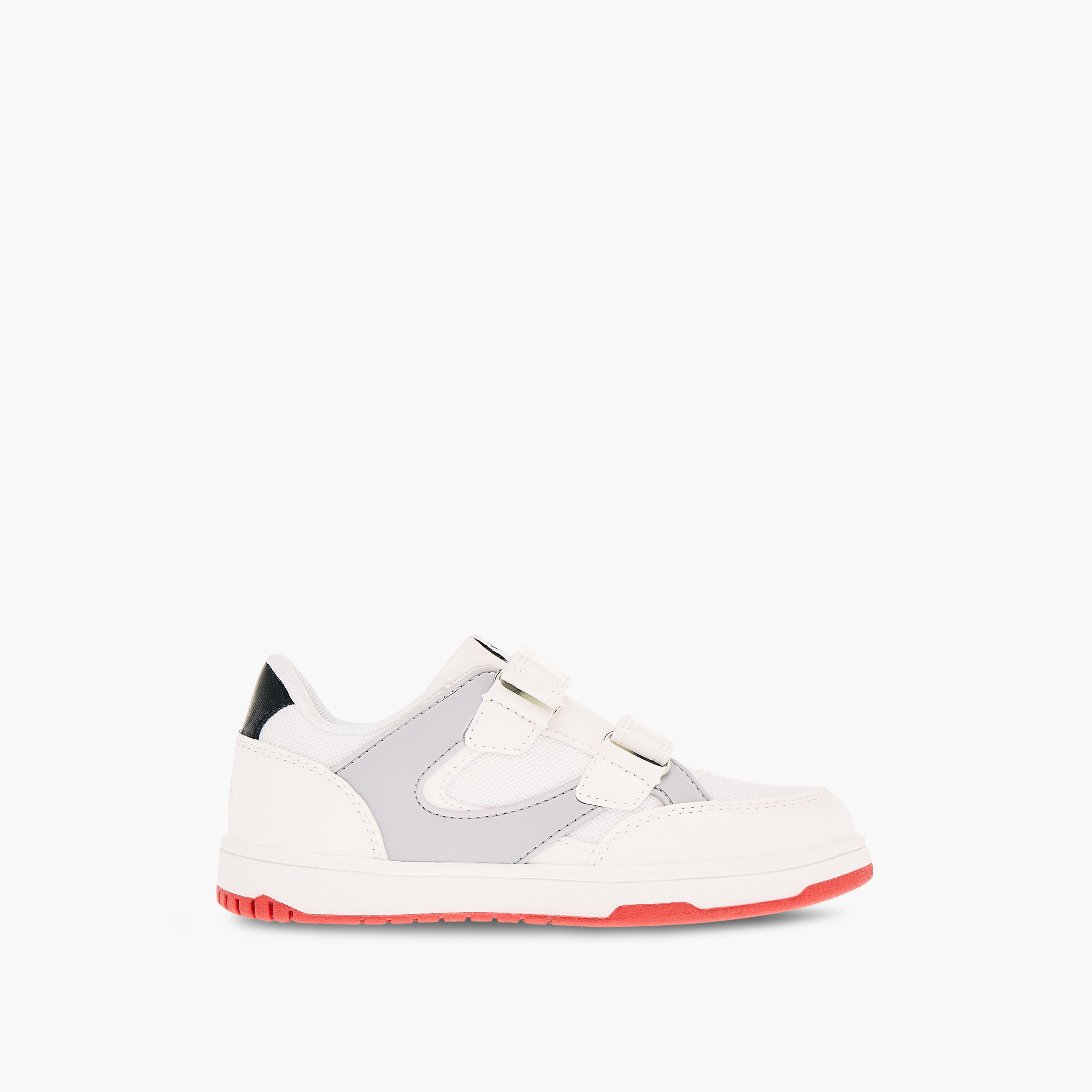 Lee Cooper Kids' Panelled Sneakers with Hook and Loop Closure-boys-shoes-schoolshoes-image-3