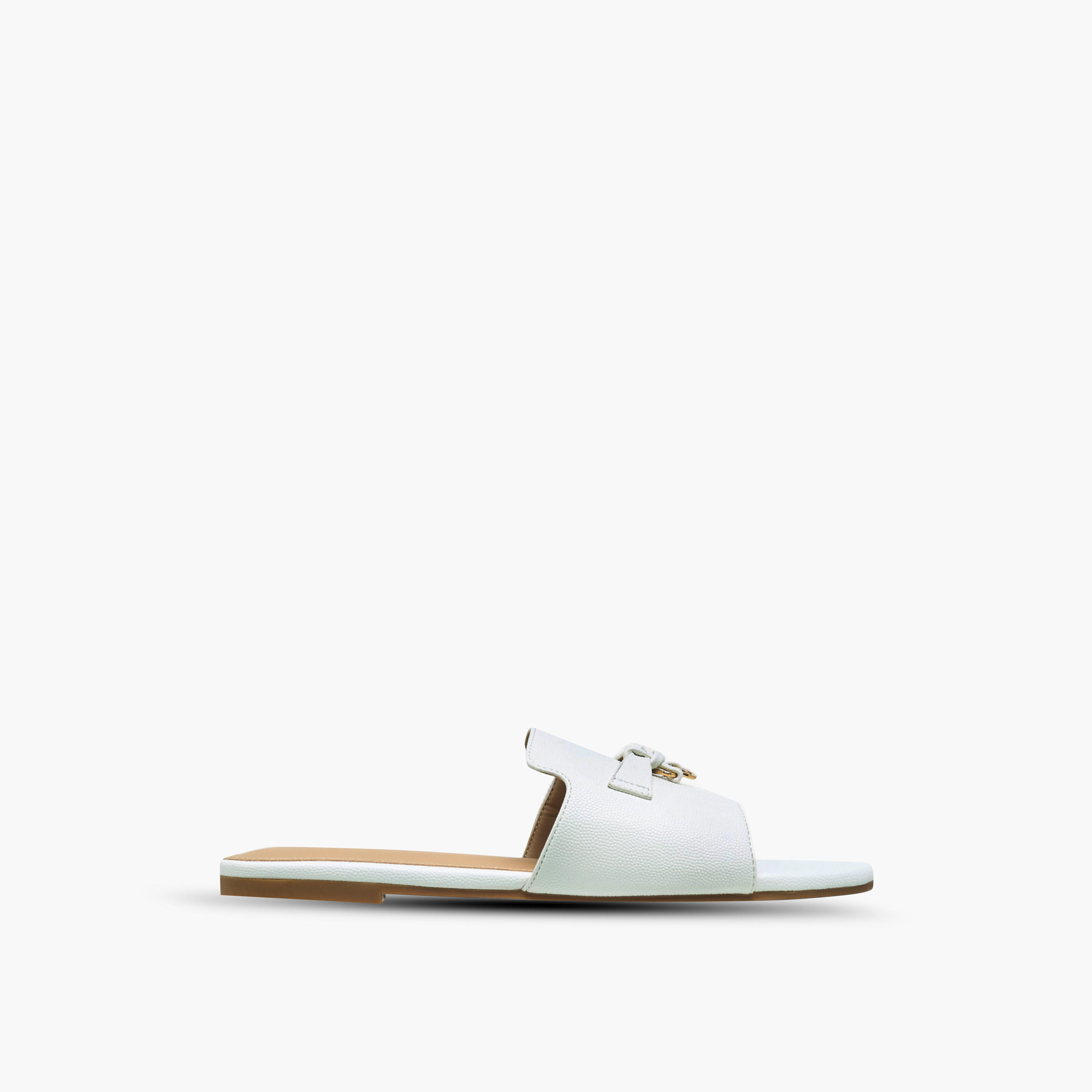 صندل سهل الارتداء بزينة قفل من فلورا بيلا-women-shoes-flats-sandals-image-3