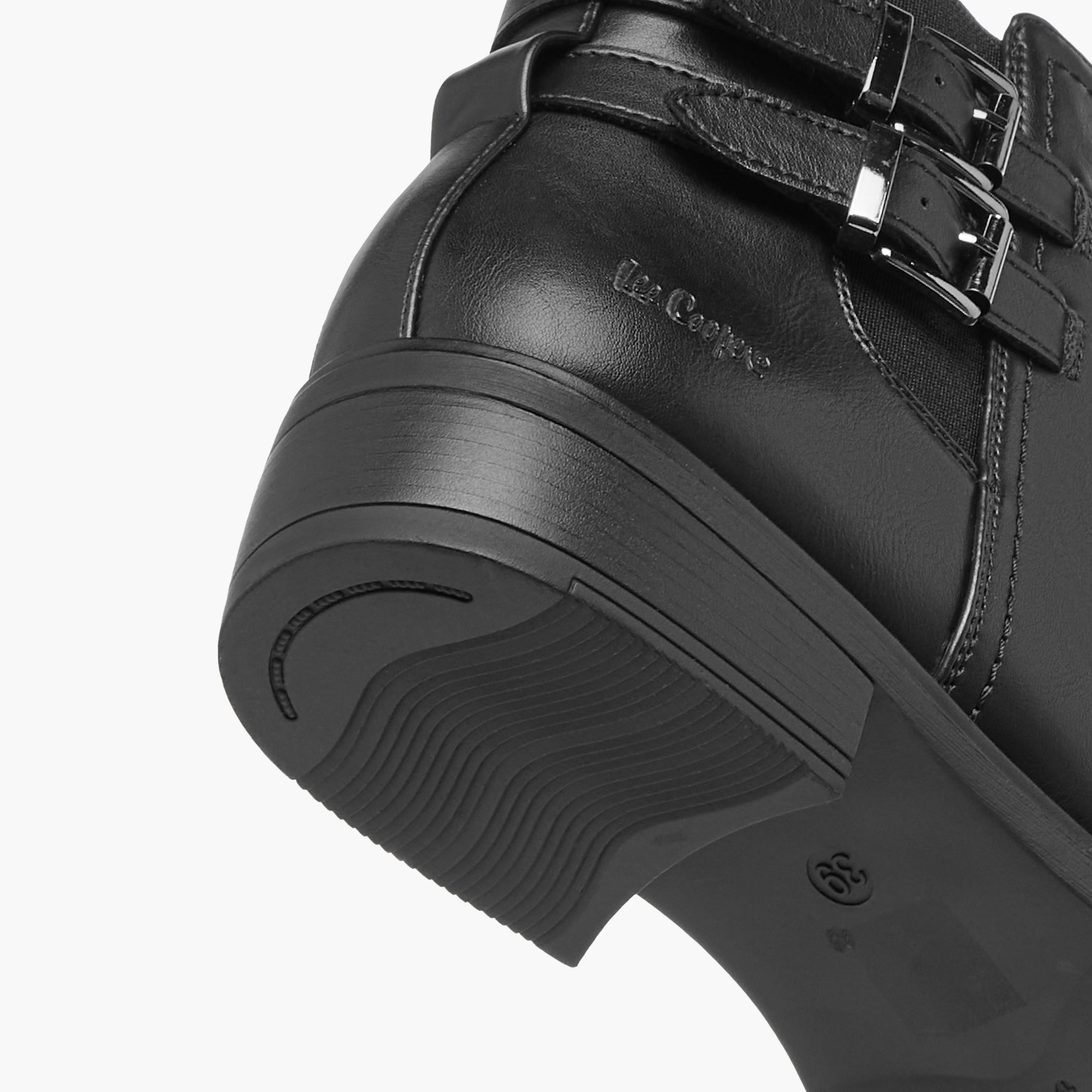 Lee Cooper Women's Solid Ankle Boots with Zip Closure-women-shoes-boots-image-5