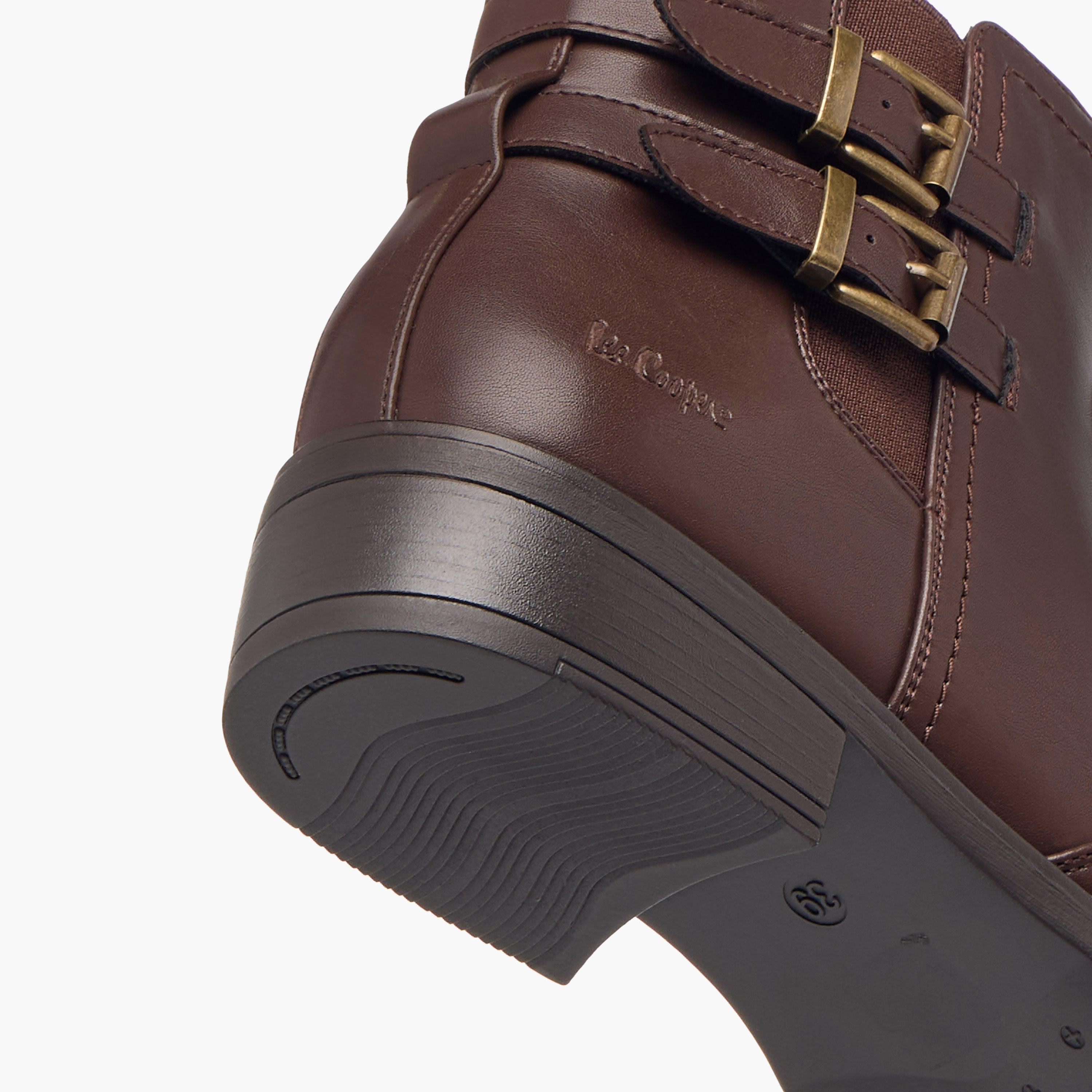 Lee Cooper Women's Solid Ankle Boots with Zip Closure-women-shoes-boots-image-5