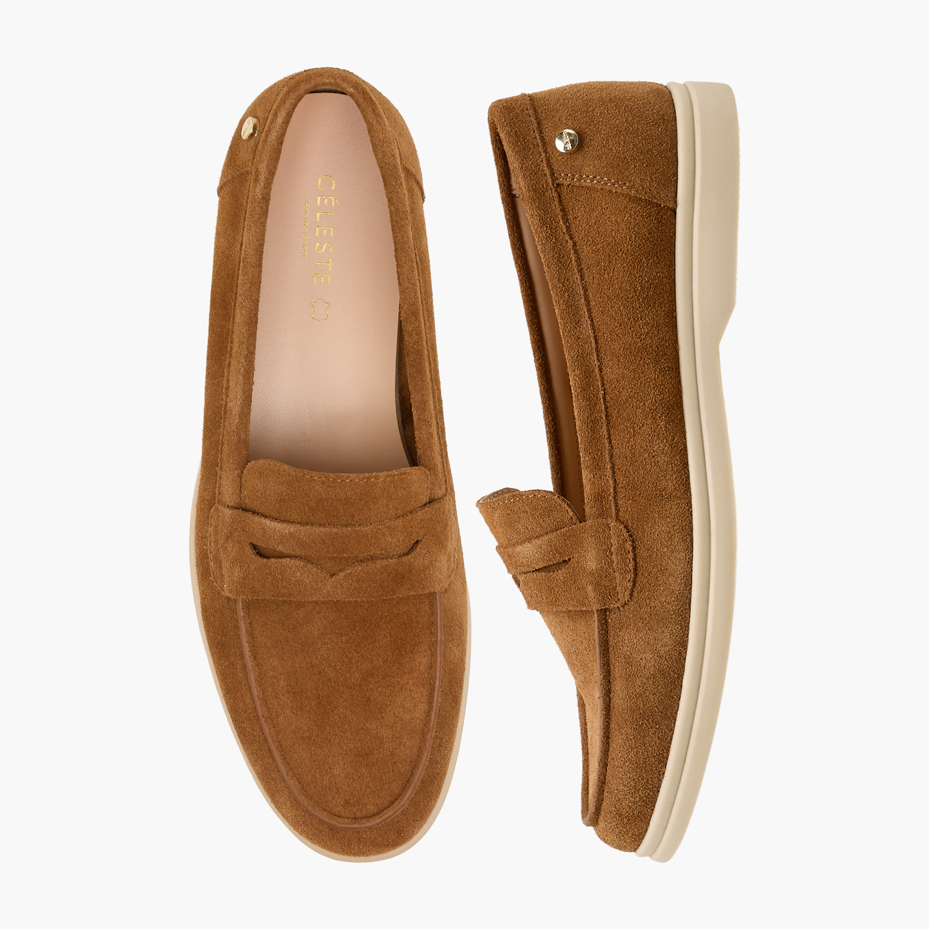 حذاء لوفرز جلد سهل الارتداء للنساء من سيليست-women-shoes-flats-loafers-image-1