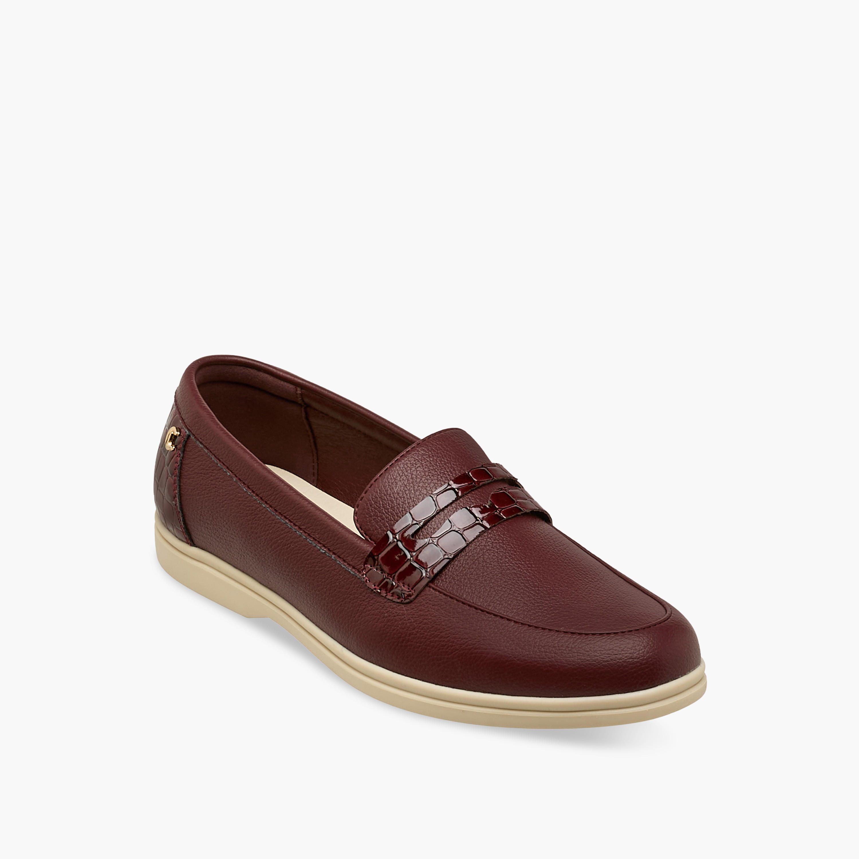 Le Confort Women Textured Loafers-women-shoes-loafersandmoccasins-image-2