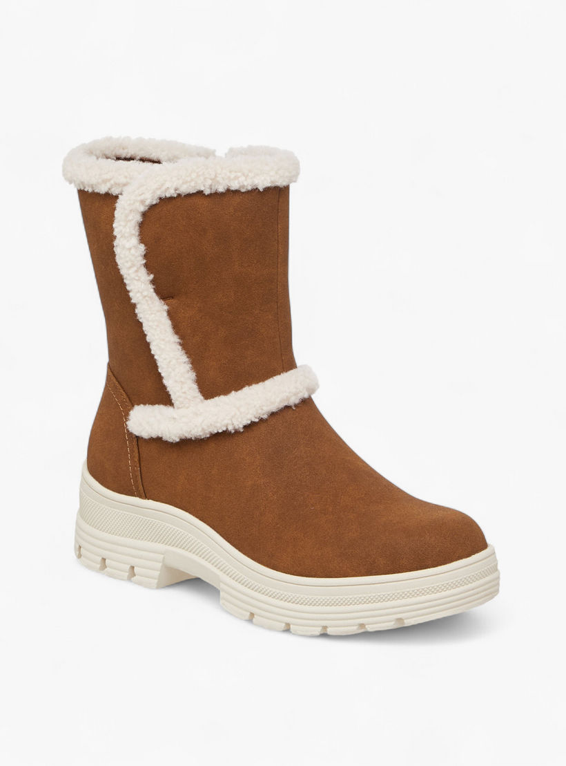 بوت شمواه بفرو ورقبة عالبة للنساء من ميسي-women-shoes-boots-image-2
