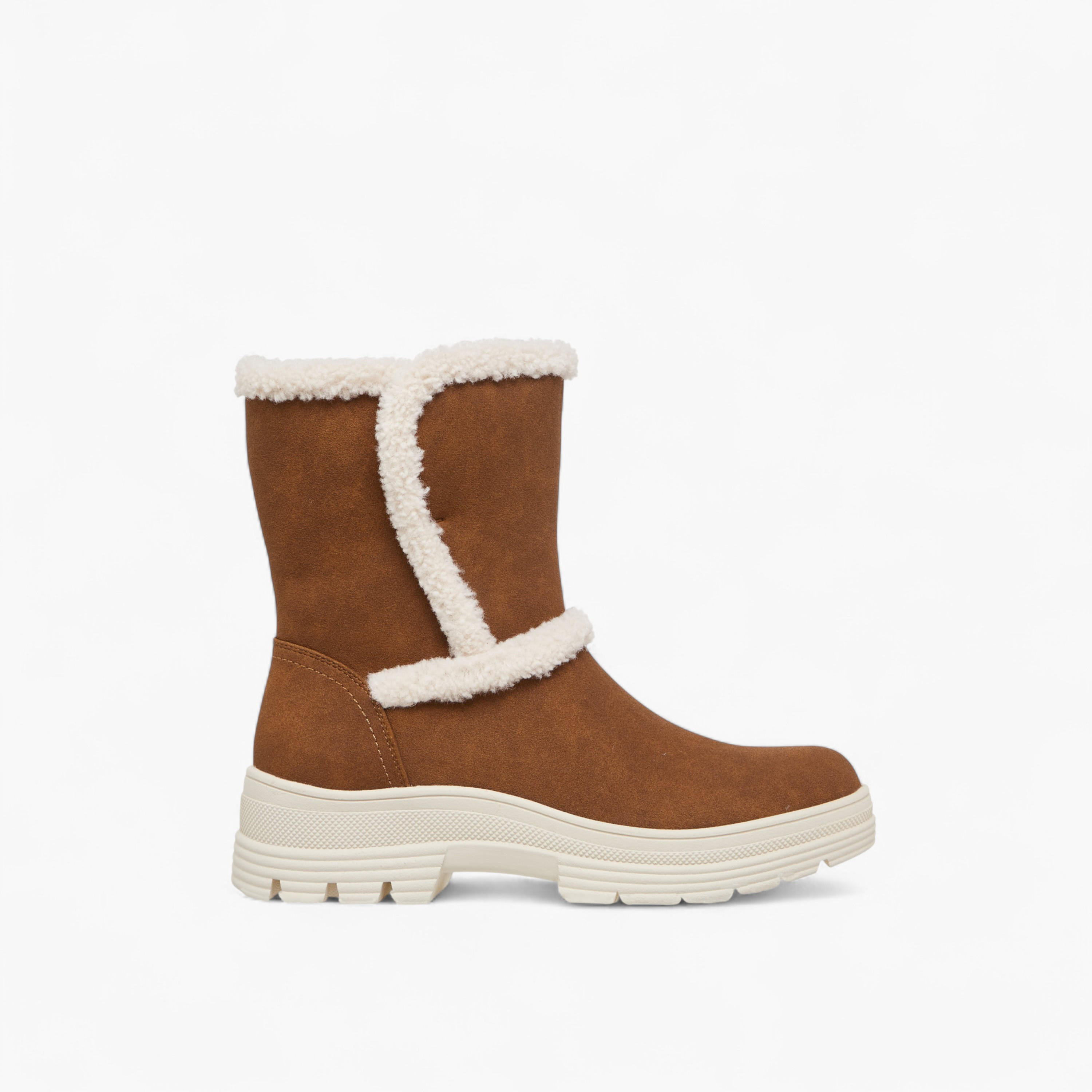 بوت شمواه بفرو ورقبة عالبة للنساء من ميسي-women-shoes-boots-image-3