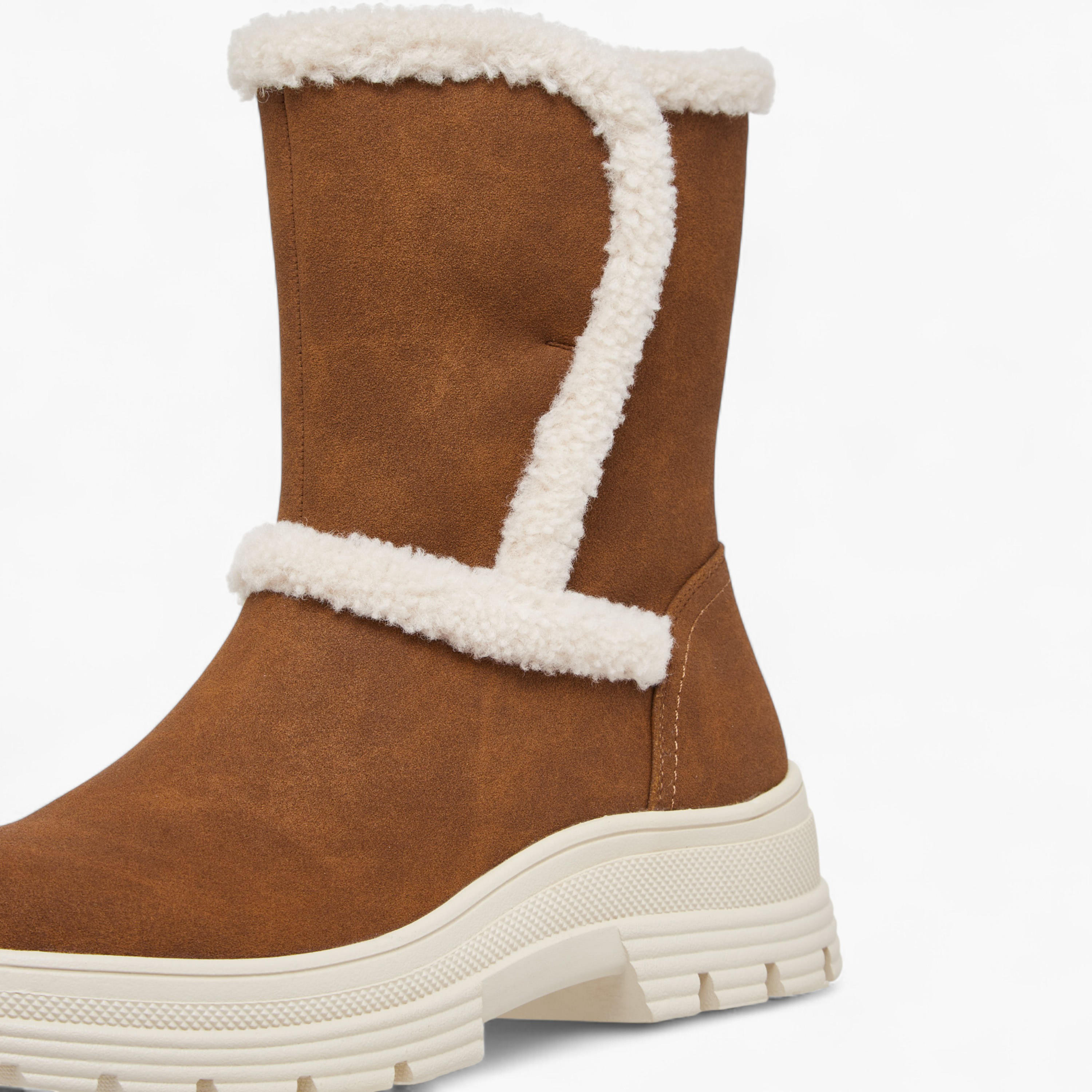 بوت شمواه بفرو ورقبة عالبة للنساء من ميسي-women-shoes-boots-image-4