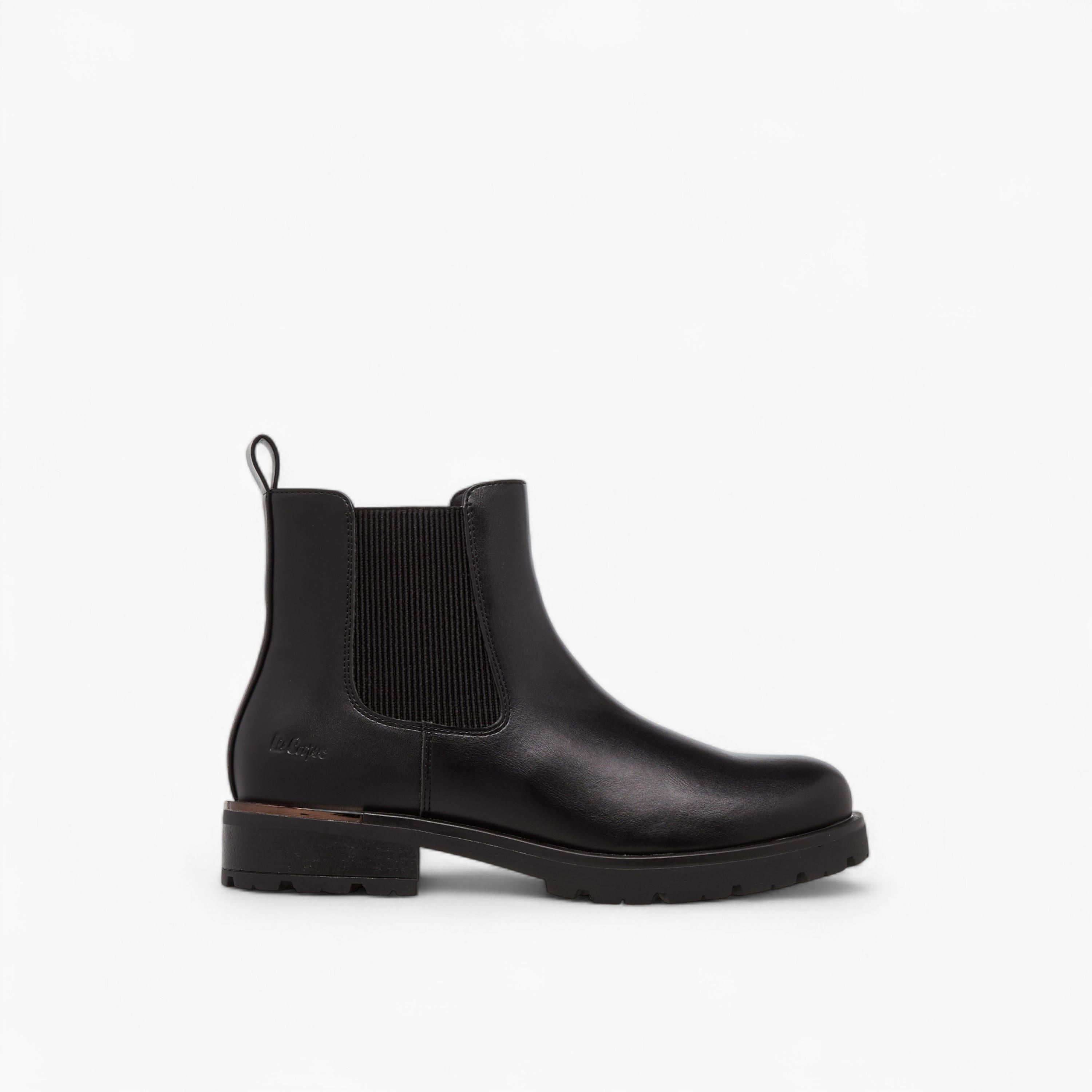 Lee Cooper Women's Solid Ankle Boots with Zip Closure-women-shoes-boots-image-3