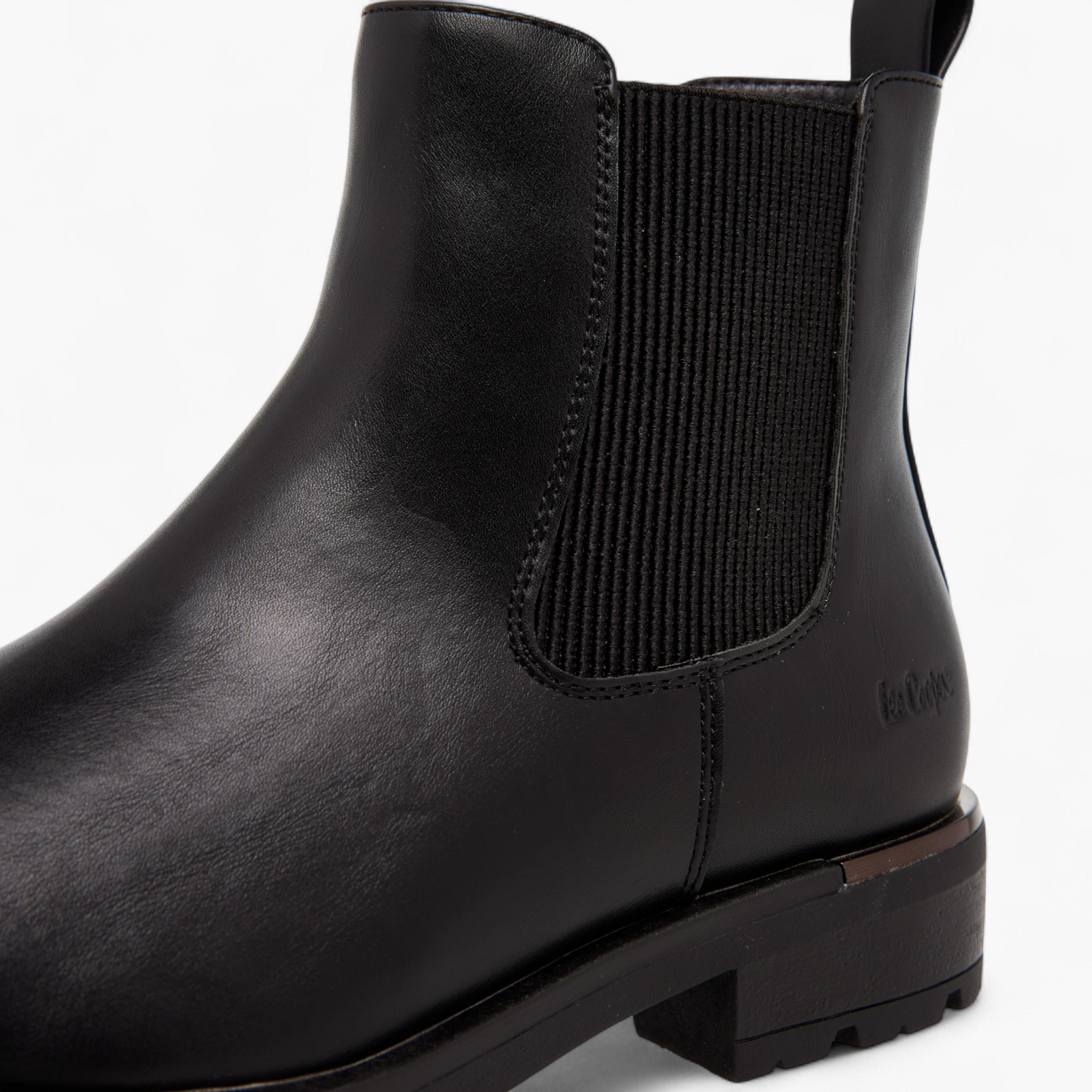 Lee Cooper Women's Solid Ankle Boots with Zip Closure-women-shoes-boots-image-4