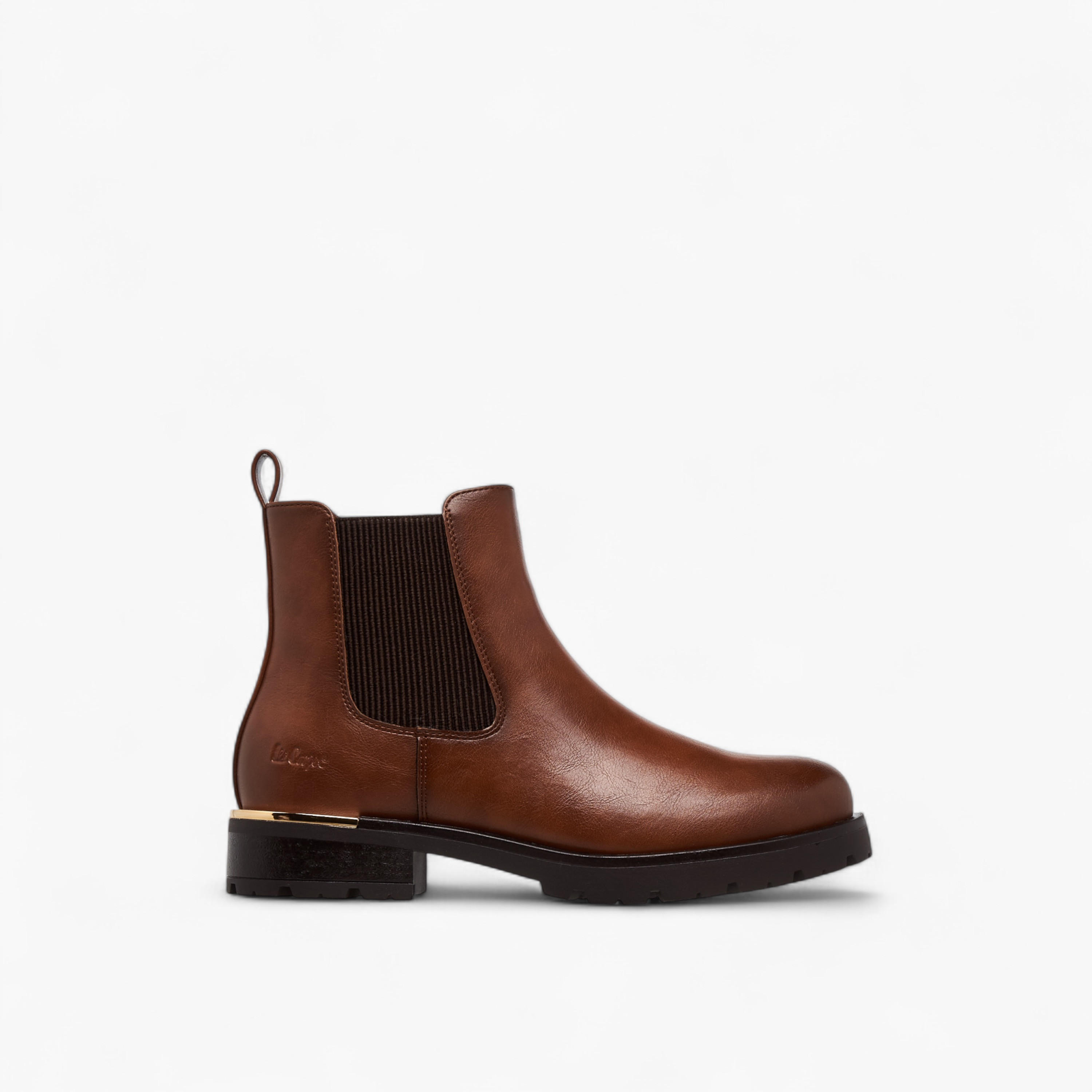 Lee Cooper Women's Solid Ankle Boots with Zip Closure-women-shoes-boots-image-3