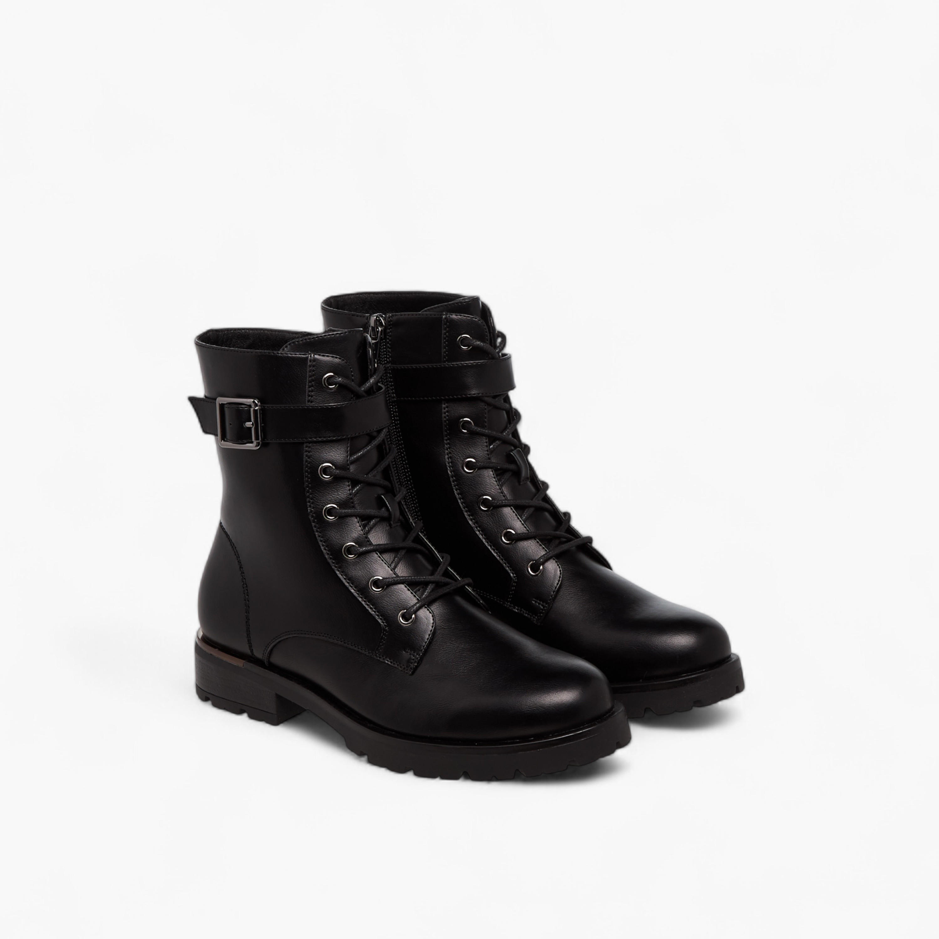 Celeste Women's Panelled Lace-Up Ankle Boots-women-shoes-boots-image-1